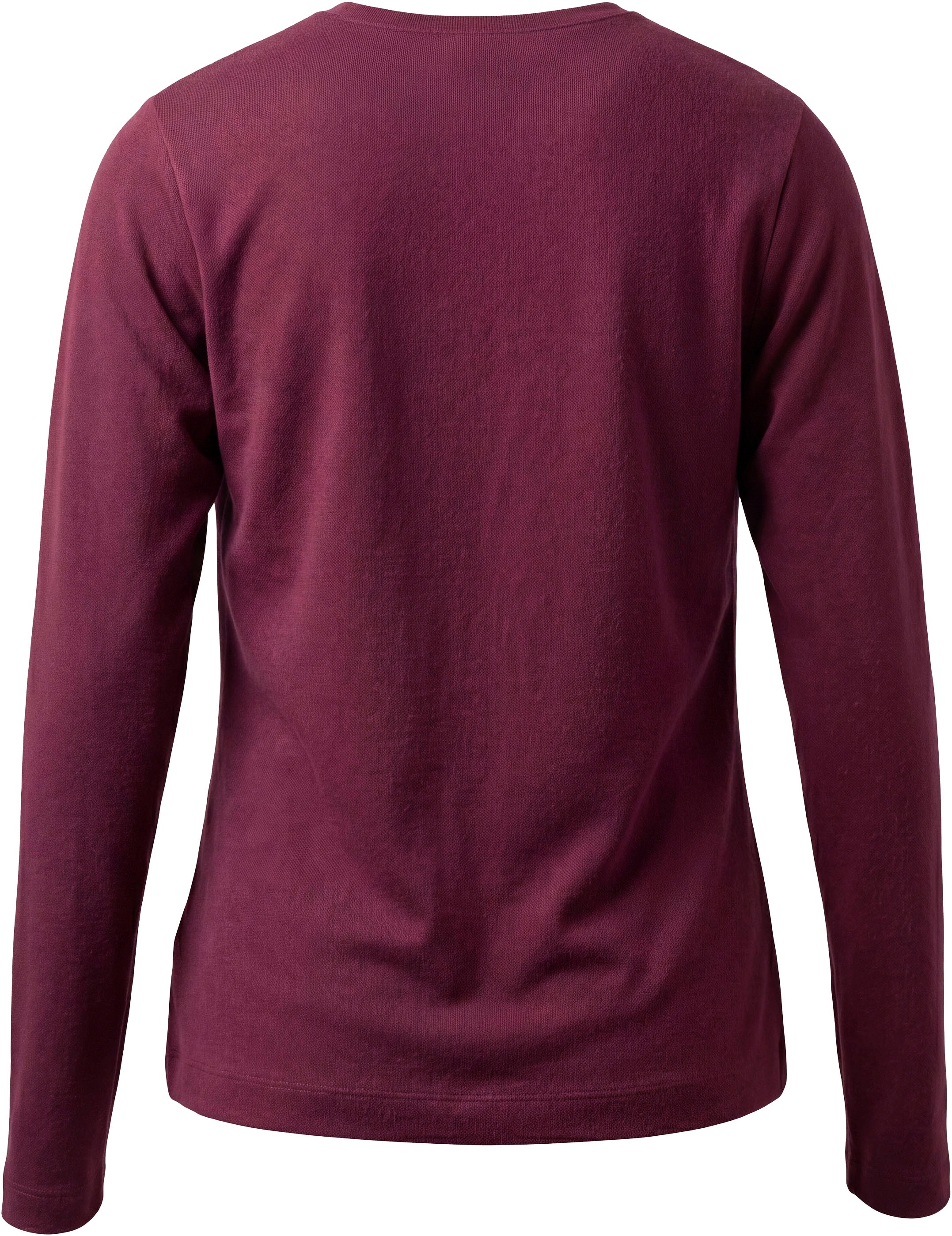 H.I.S Langarmshirt »3er Pack Shirts in modischen Farben« Packung, 3,  hüftlang, mit Rundhalsausschnitt, Basic-Passform