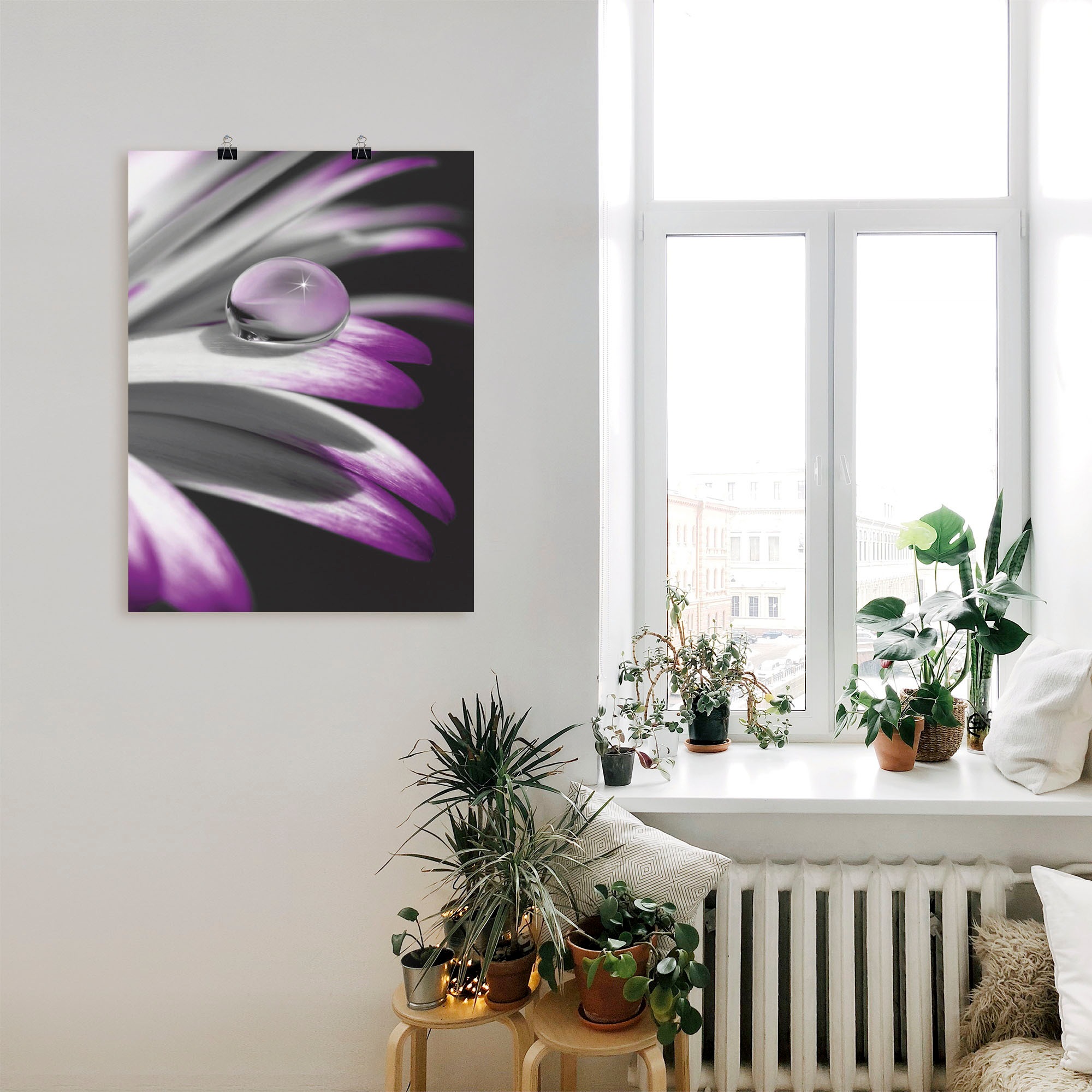 Artland Wandbild »Tropfen« 1 Stk. tlg. als Leinwandbild, Poster, Wandaufkle günstig online kaufen