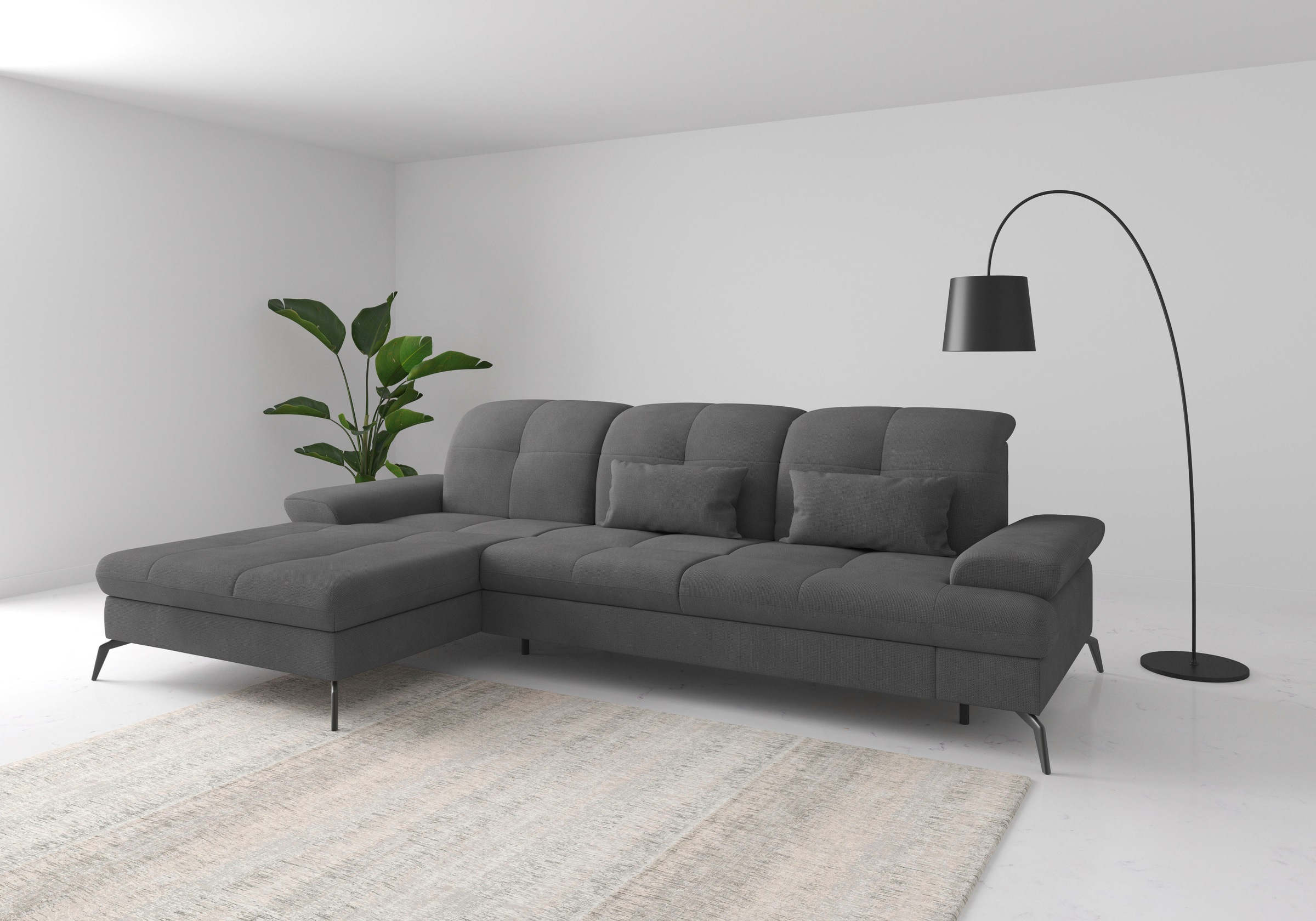sit&more Ecksofa »Amica, L-Form, inkl. Sitztiefenverstellung & Armteilverst günstig online kaufen