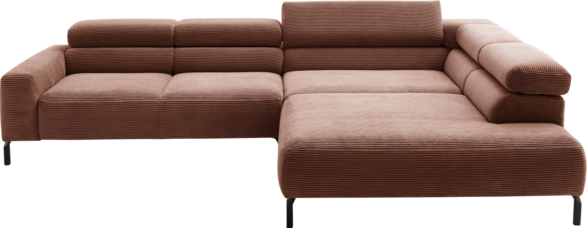 PLACES OF STYLE Ecksofa »Antonelli, L-Form, inkl. Kopfteilverstellung, Brei günstig online kaufen