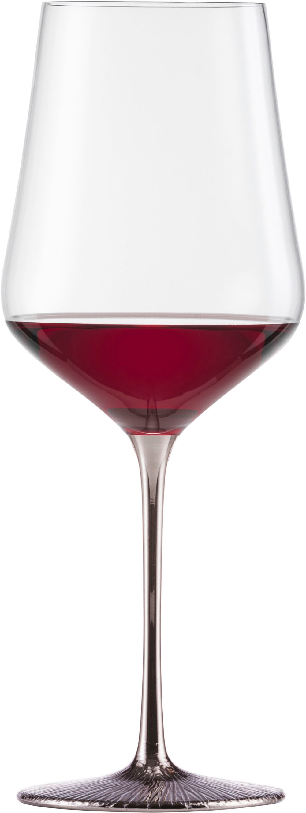 Eisch Germany Rotweinglas »RAVI PLATIN, Made in Germany«, (Set, 2 tlg., 2 Bordeauxgläser im Geschenkkarton), in Handarbeit veredelt mit echtem Platin, 620ml, 2-teilig