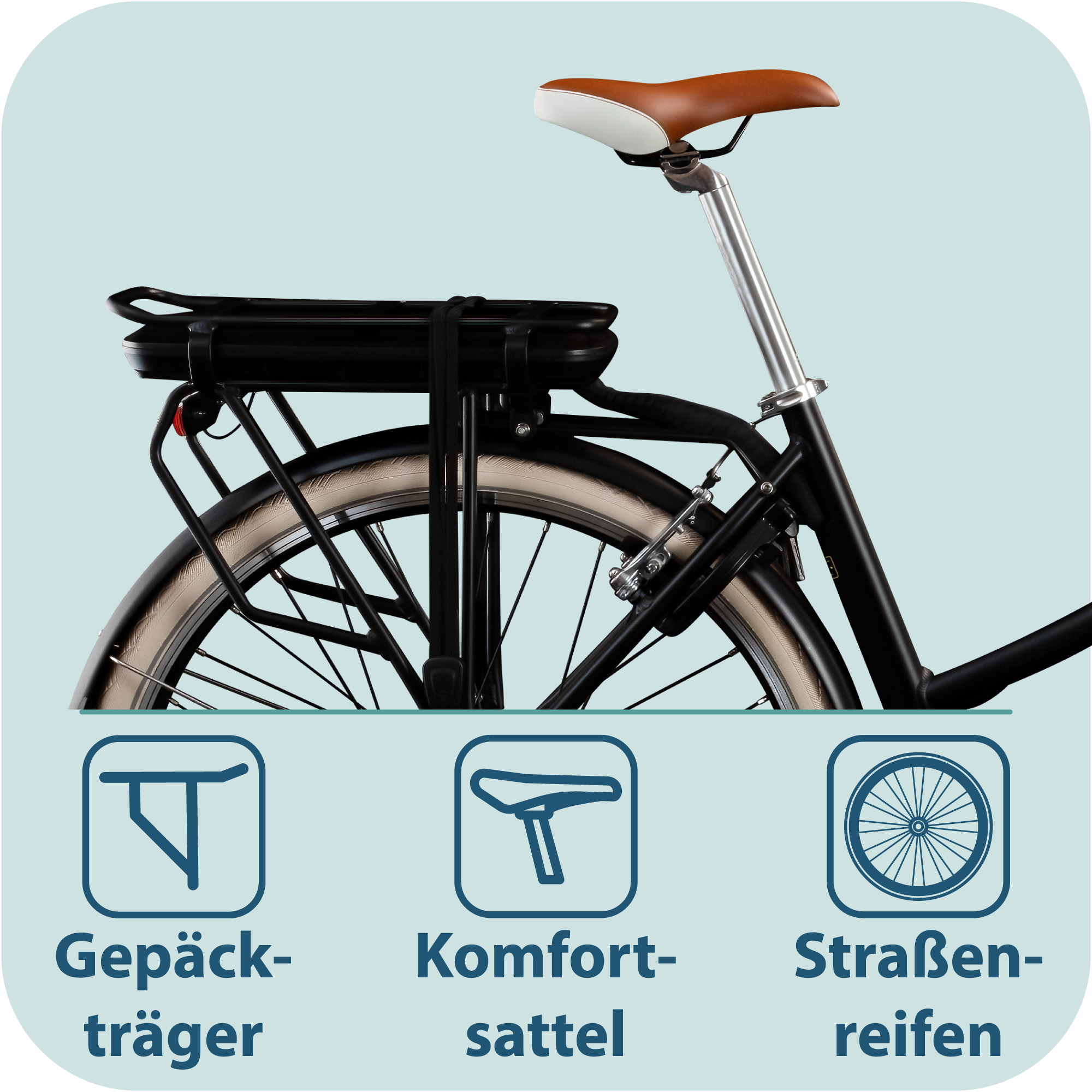 Tretwerk »Aurora« 7 Gang Nabenschaltung Frontmotor 250 W Pedelec, Elektrofahrrad für Damen und Herren