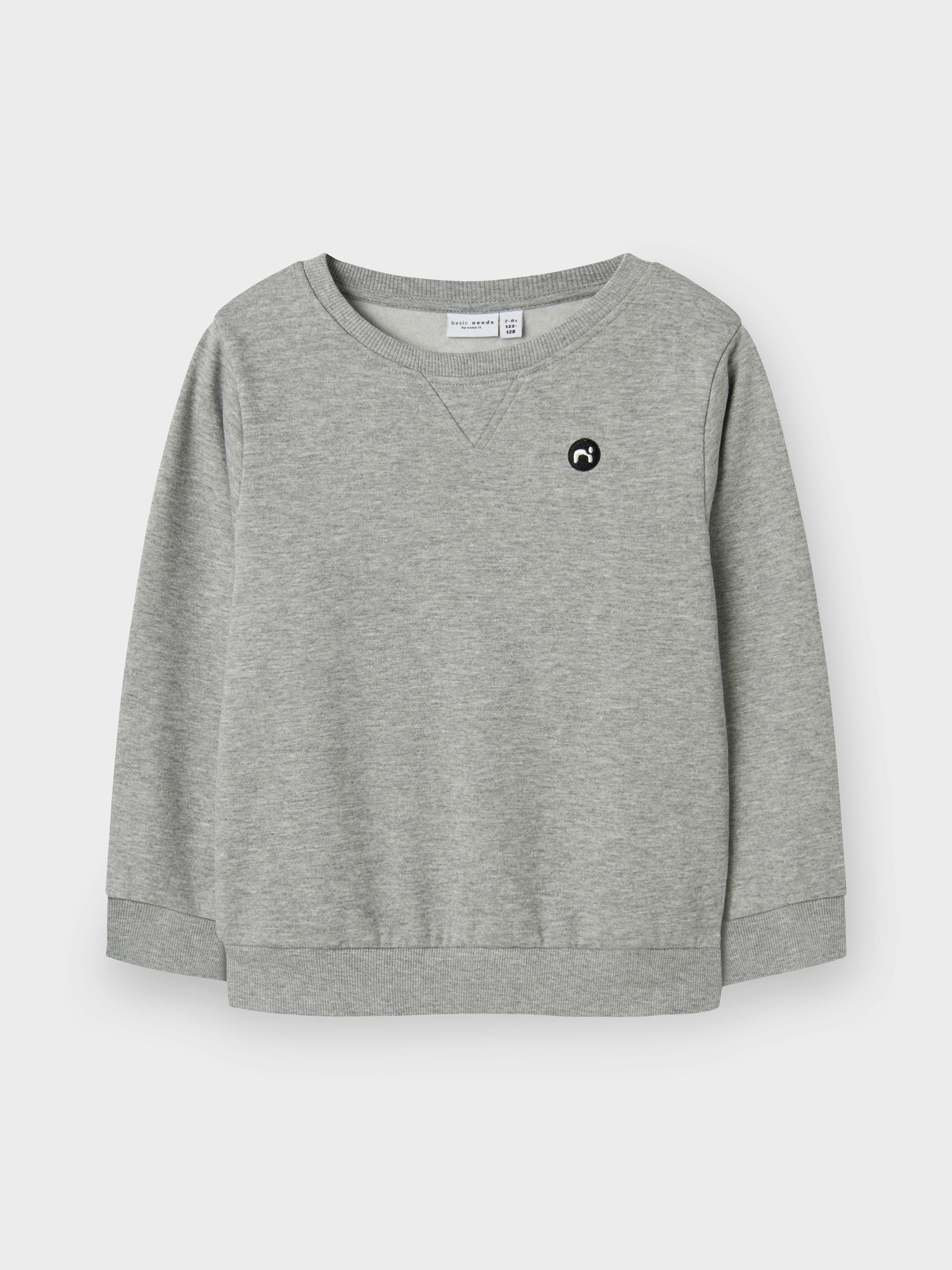 Name It Sweatshirt »NKMVIMO für Jungen mit Bündchen und klassischer Form«, unifarben, casual, regular fit, Baumwollmischung, Rundhals