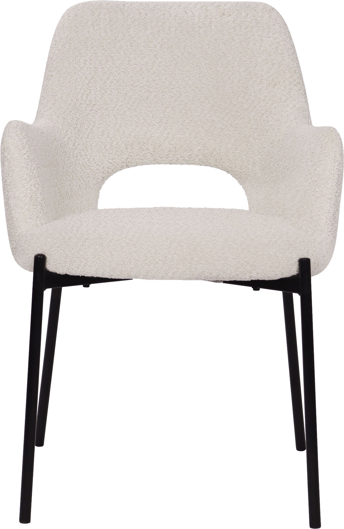SIT Armlehnstuhl, (Set), 2 St., Bouclé, mit Rücken Cut-Out
