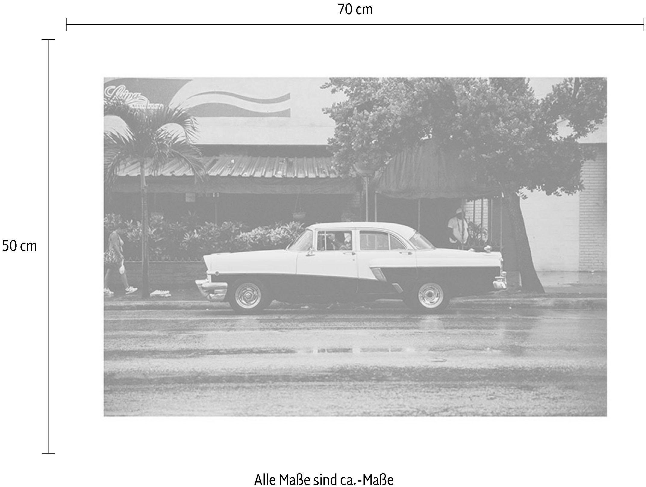 Komar Bild »Cuba Car«, Städte, (1 St.), Wandbild zur Dekoration - ohne Rahmen