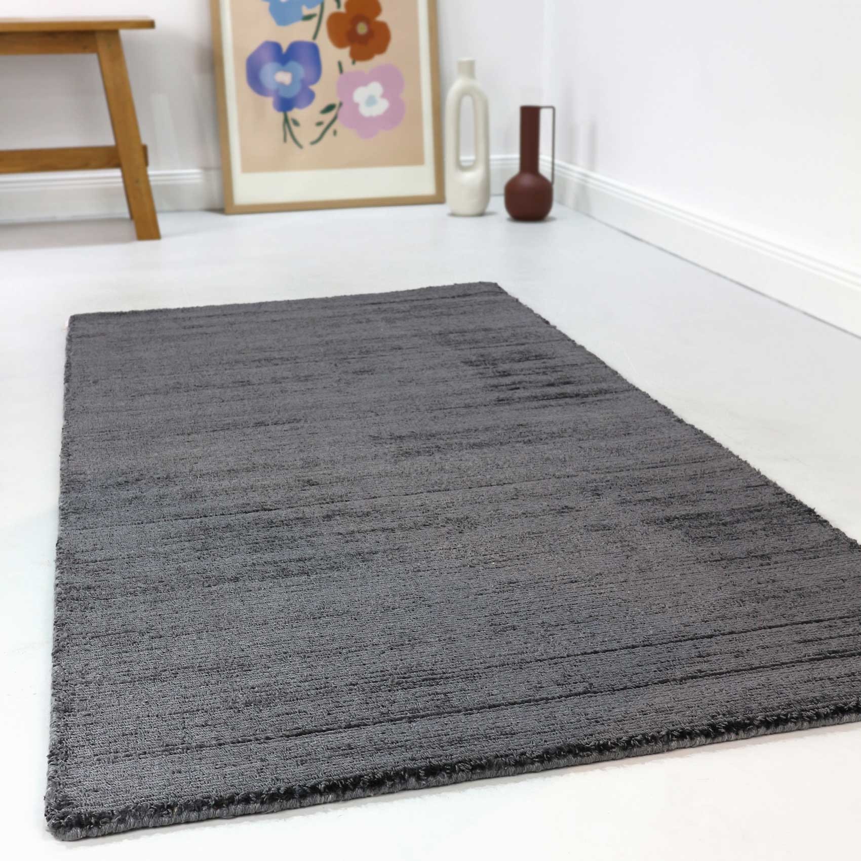 Esprit Teppich »Gil«, rechteckig, 8 mm Höhe, handgewebt, seidig glänzend, s günstig online kaufen