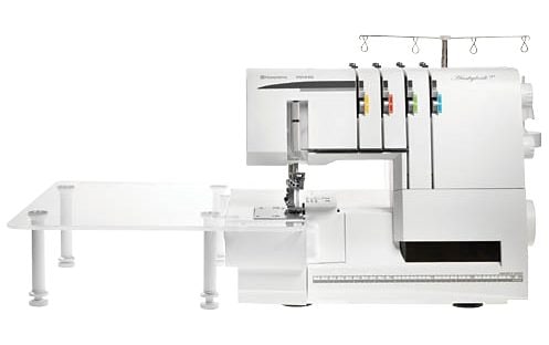 Husqvarna Overlock-Nähmaschine »Huskylock s21«, 21 Programme, 21 Stiche, extra großer Anschiebetisch