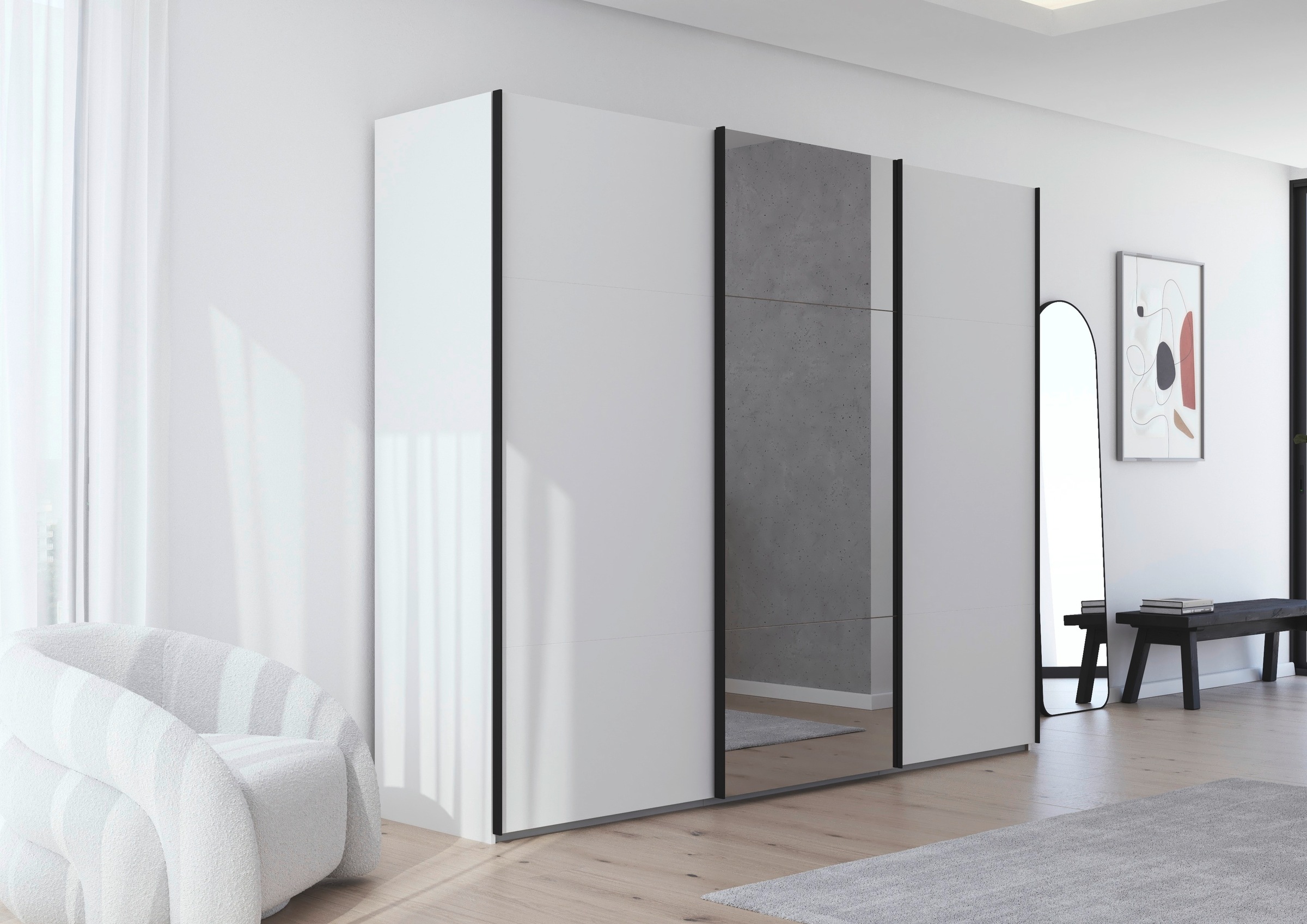 rauch Schwebetürenschrank "Kleiderschrank Schrank Garderobe Schlafzimmersch günstig online kaufen