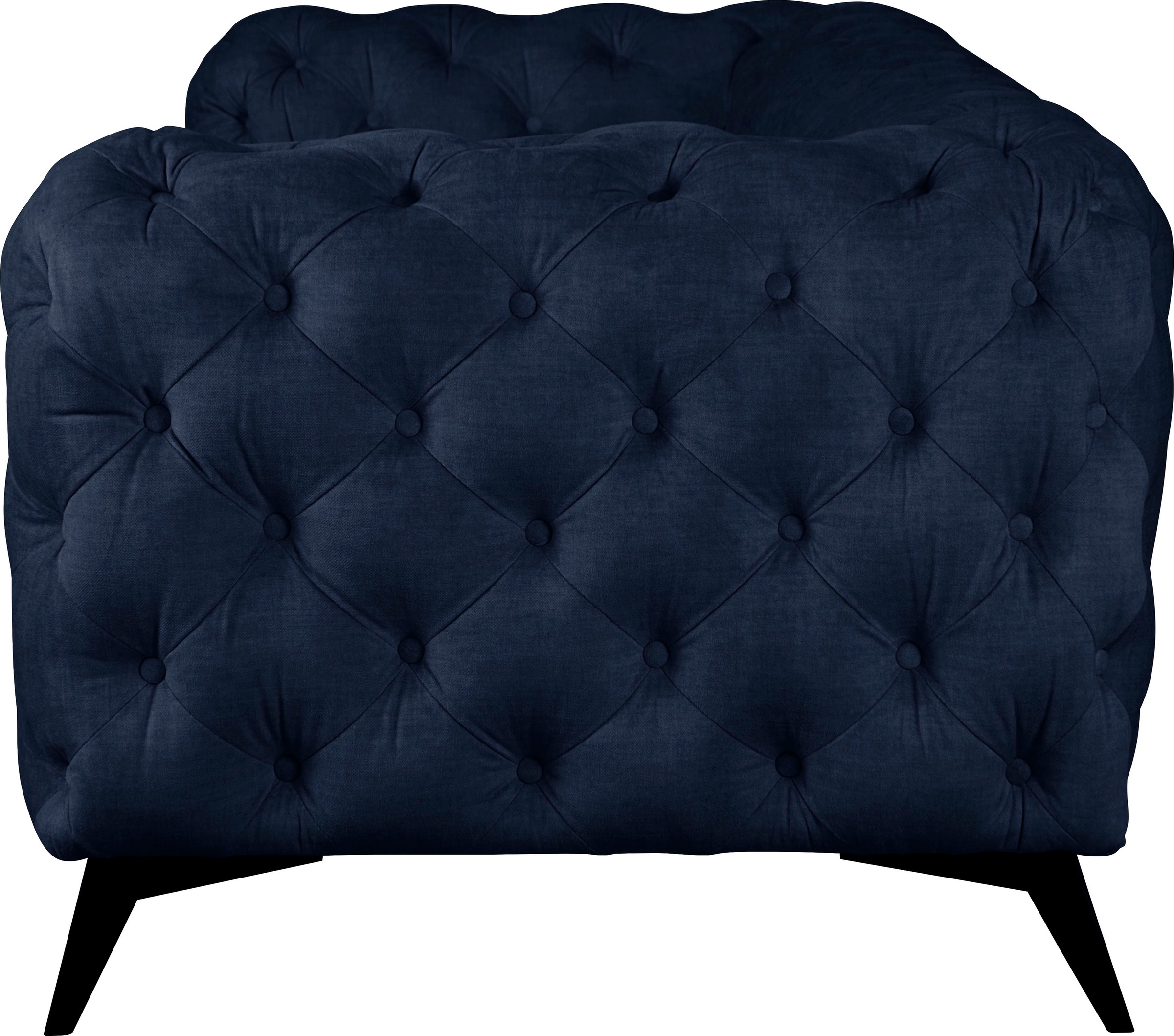 Leonique Chesterfield-Sofa »Glynis«, aufwändige Knopfheftung, moderne Chesterfield Optik, Fußfarbe wählbar