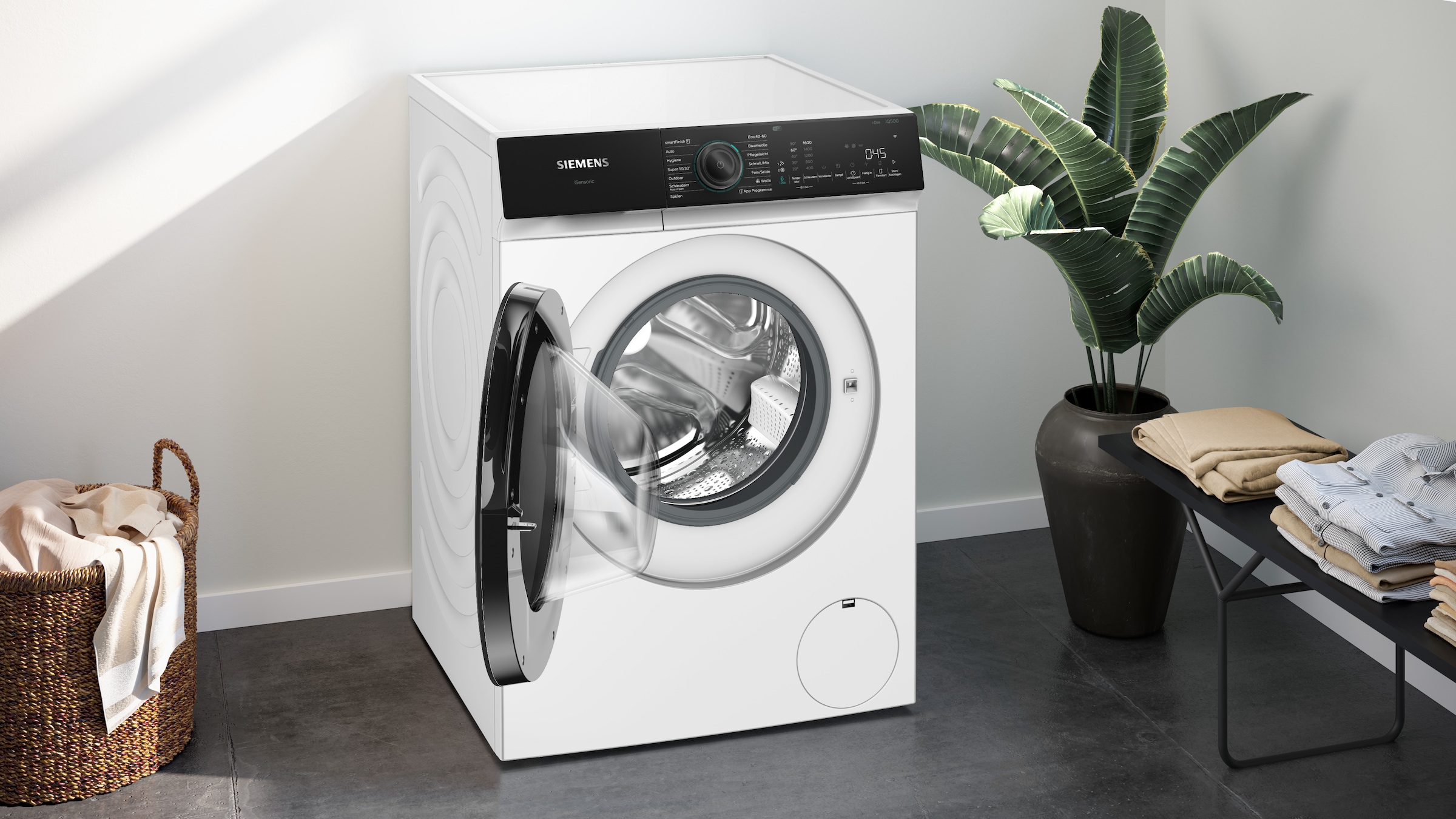 SIEMENS Waschmaschine iQ500 »WG56N2A40« 10 kg 1600 U/min