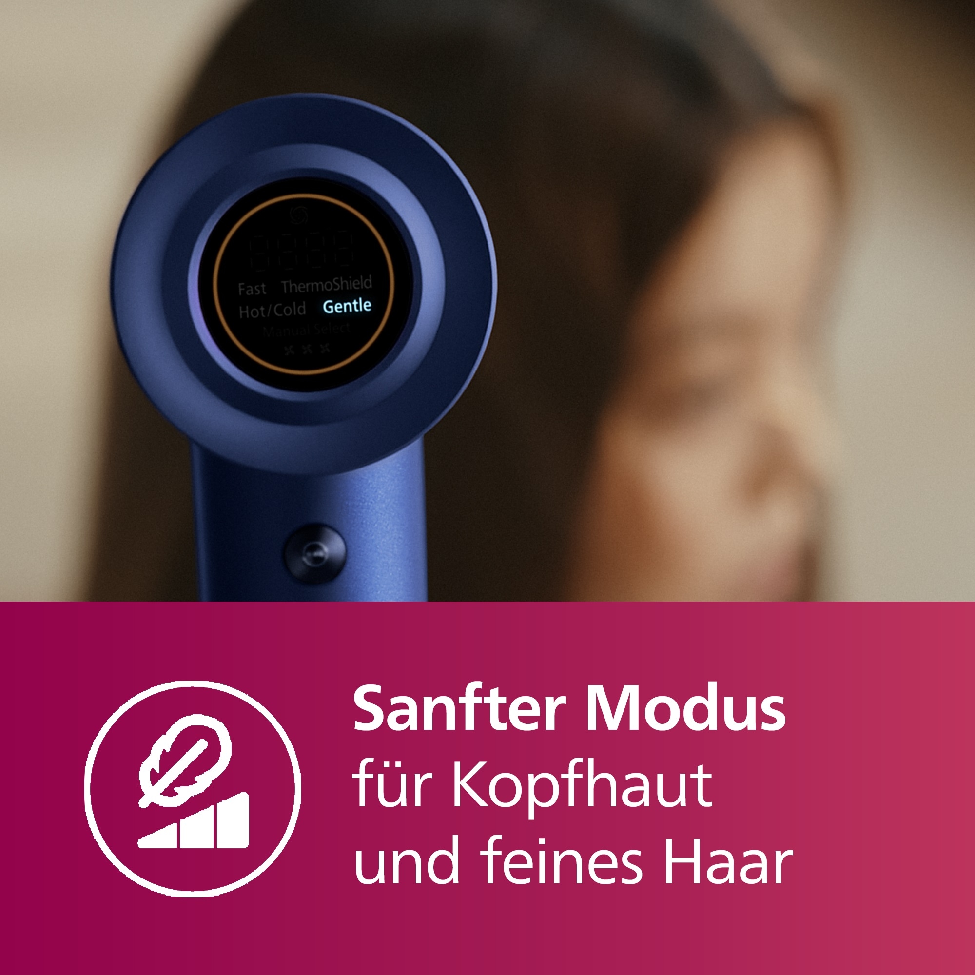 Philips Haartrockner »Series 8000 BHD839/10«, 1400 W, 2 Aufsätze, mit ThermoShield Technologie, 4 Hitze- und 3 Geschwindigkeitsstufen