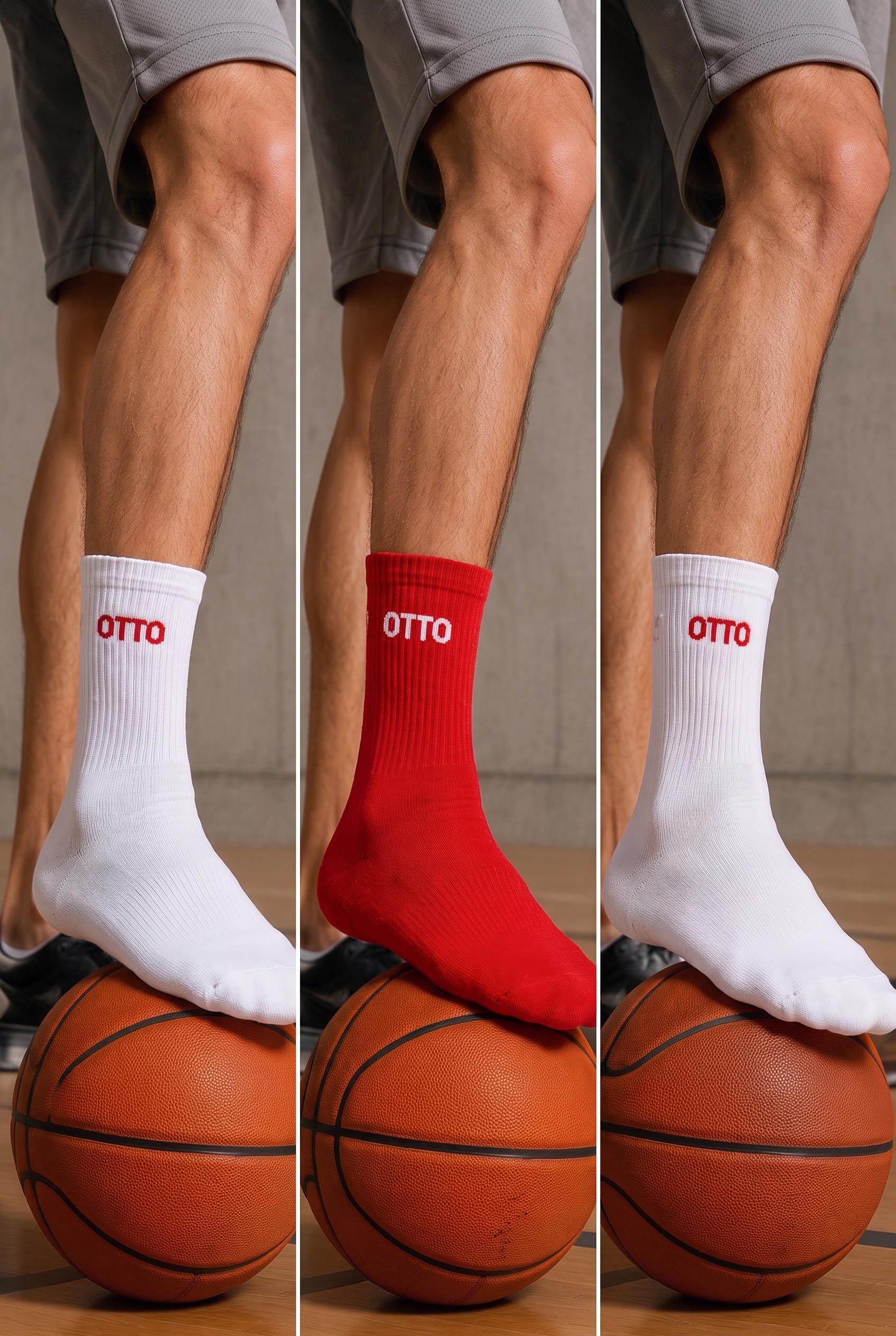 OTTO products Tennissocken »OTTO« sportlicher Stil, mit Stickerei, das Otto Original