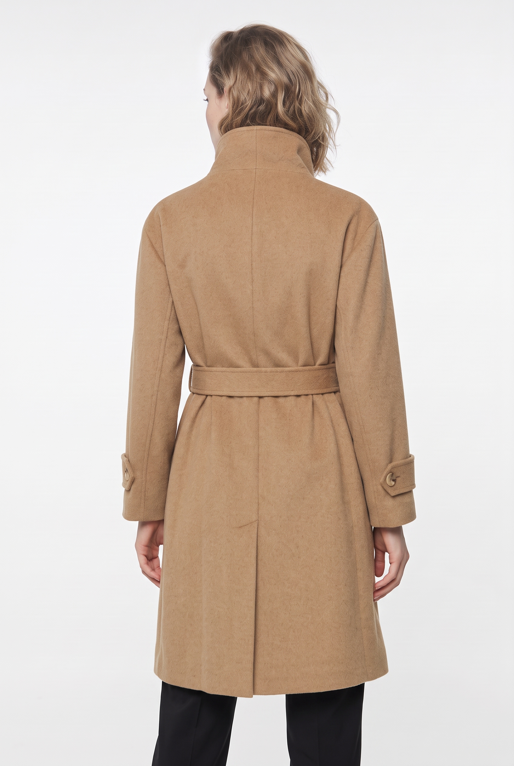 BOSS ORANGE Langmantel »Cayla Premium Damenmode« mit Wolle, Relaxed Fit