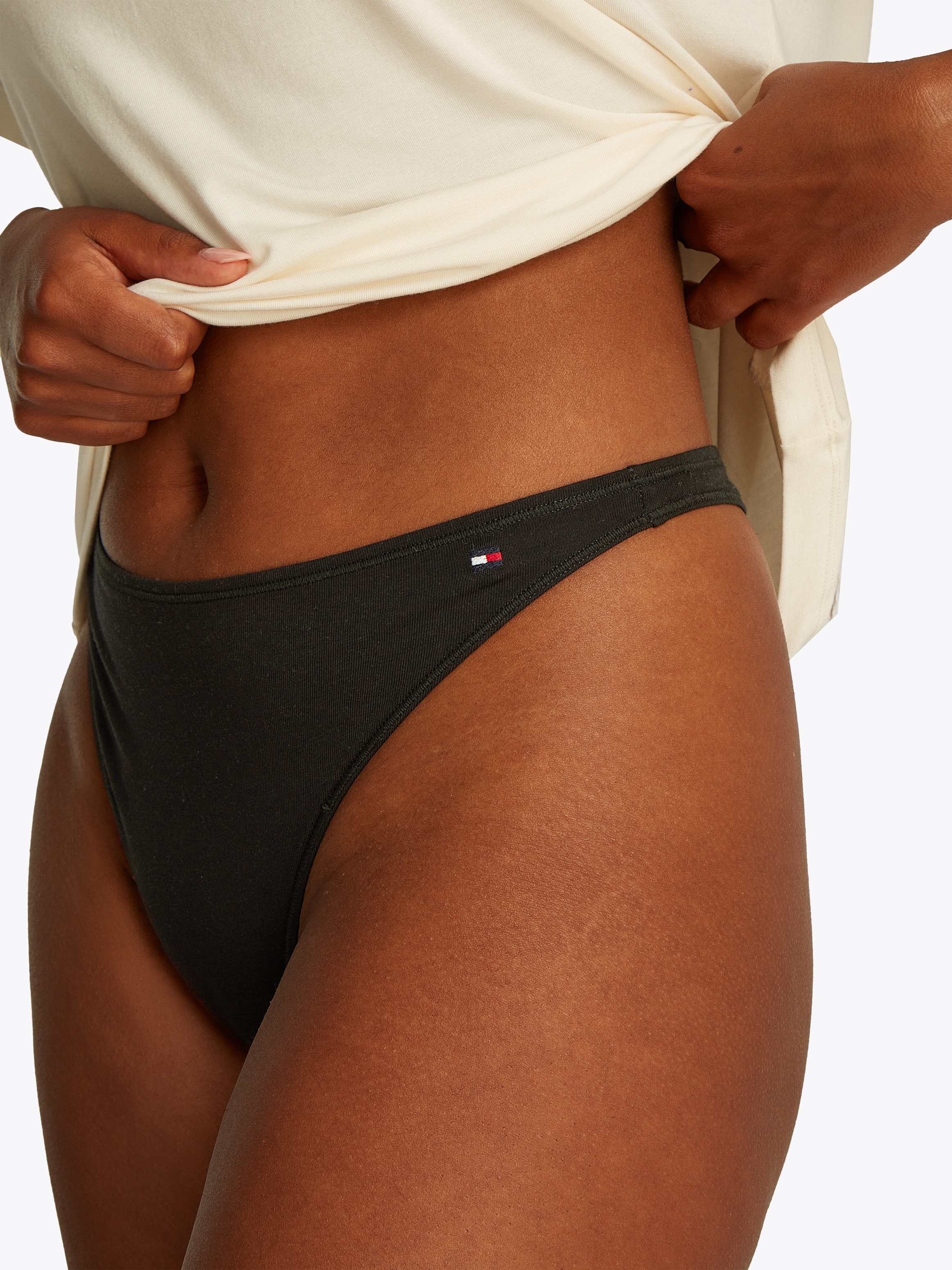 Tommy Hilfiger Underwear Tanga »3 PACK DIPPED THONG«, (Packung, 3 St., 3er), mit Logo