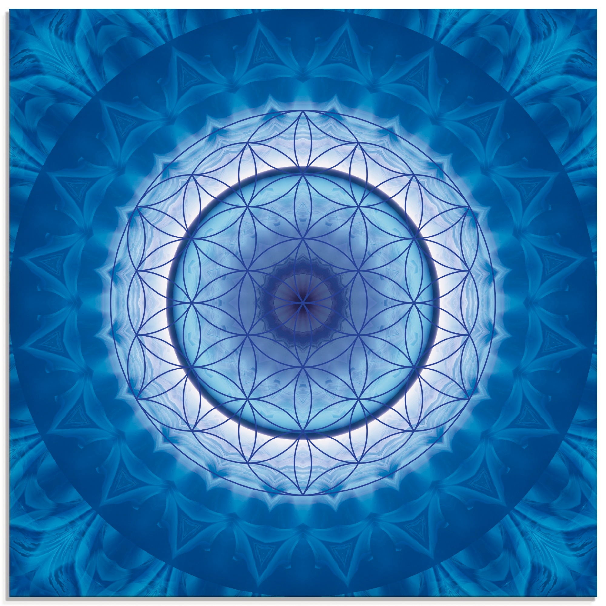 Artland Glasbild »Blume des Lebens 2«, Muster, (1 St.), in verschiedenen Gr günstig online kaufen