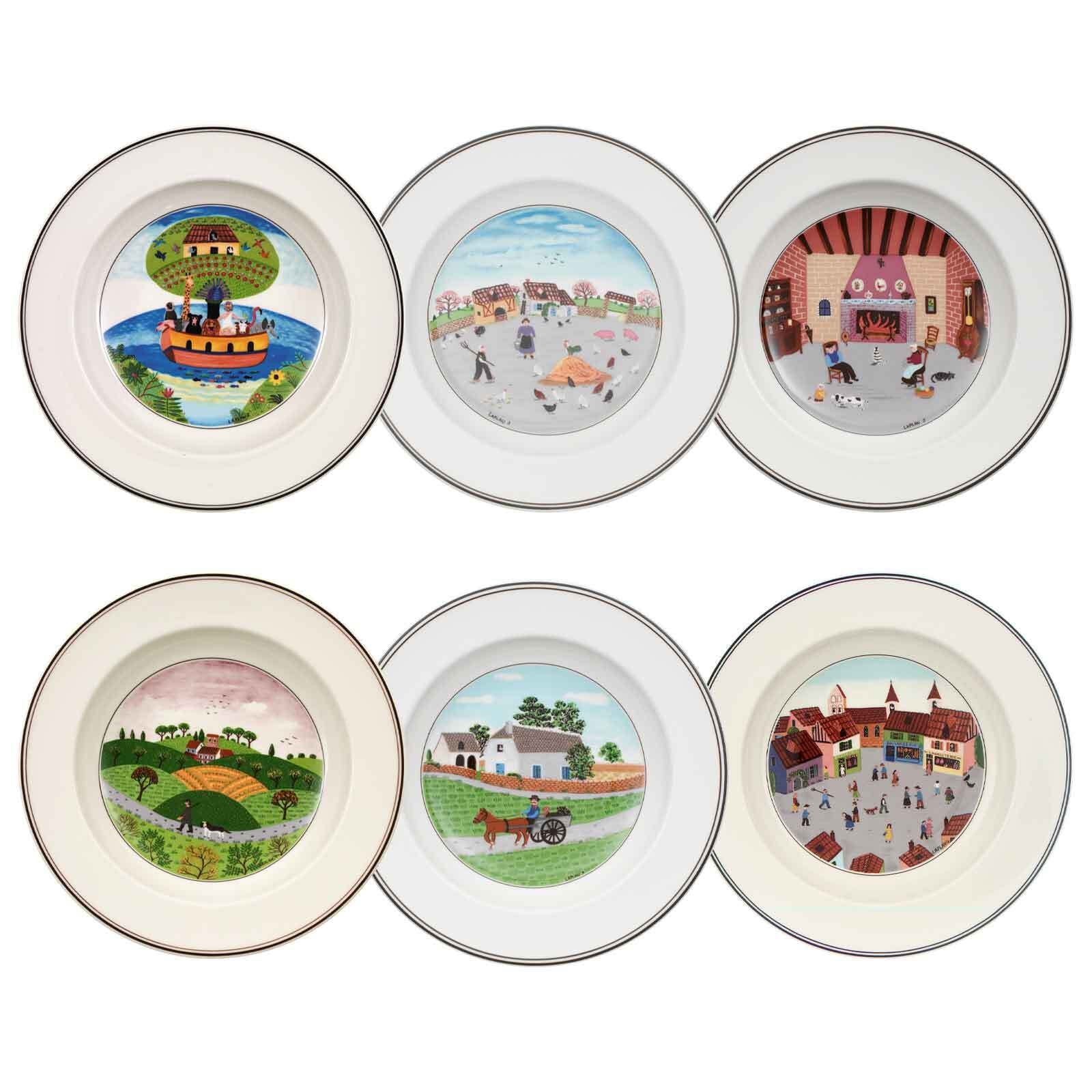 Villeroy & Boch Suppenteller »Suppenteller Kollektion Design Naif ø 21 cm 6 günstig online kaufen