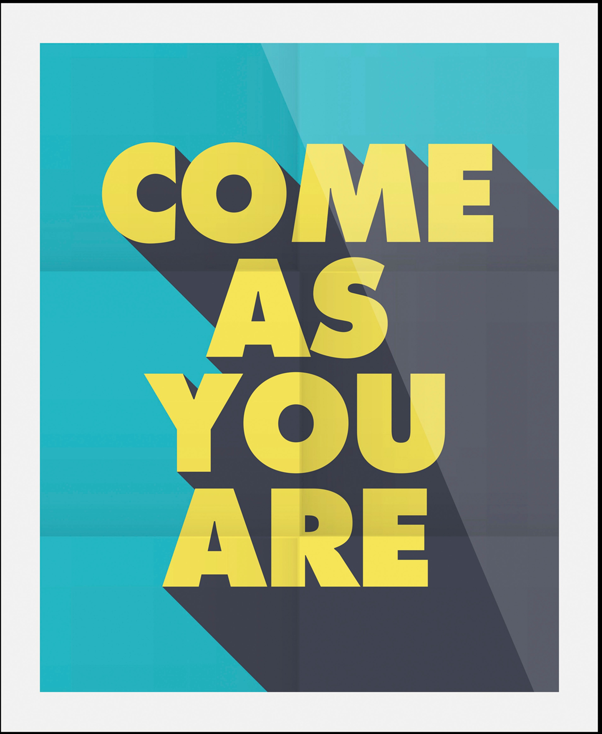 queence Bild »Come as you are«, Schriftzüge-Schriftzug-Motivationsbilder-Ku günstig online kaufen