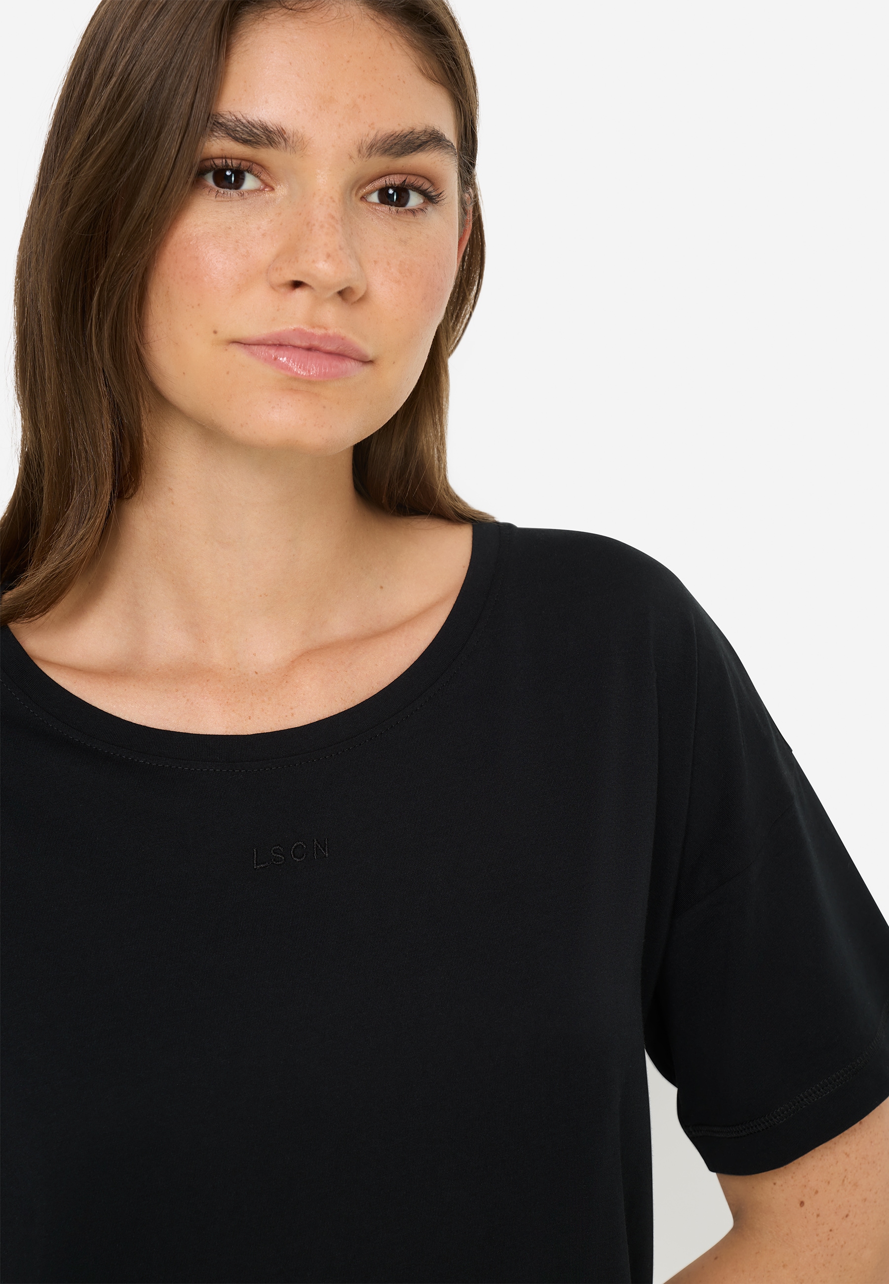 LSCN by LASCANA Nachthemd 1 tlg. tlg. mit überschnittener Schulter