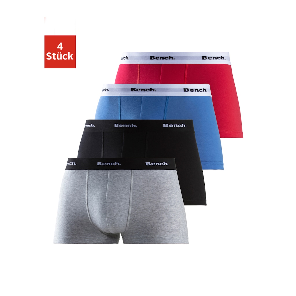 Bench. Boxershorts, (Packung, 4 St.)