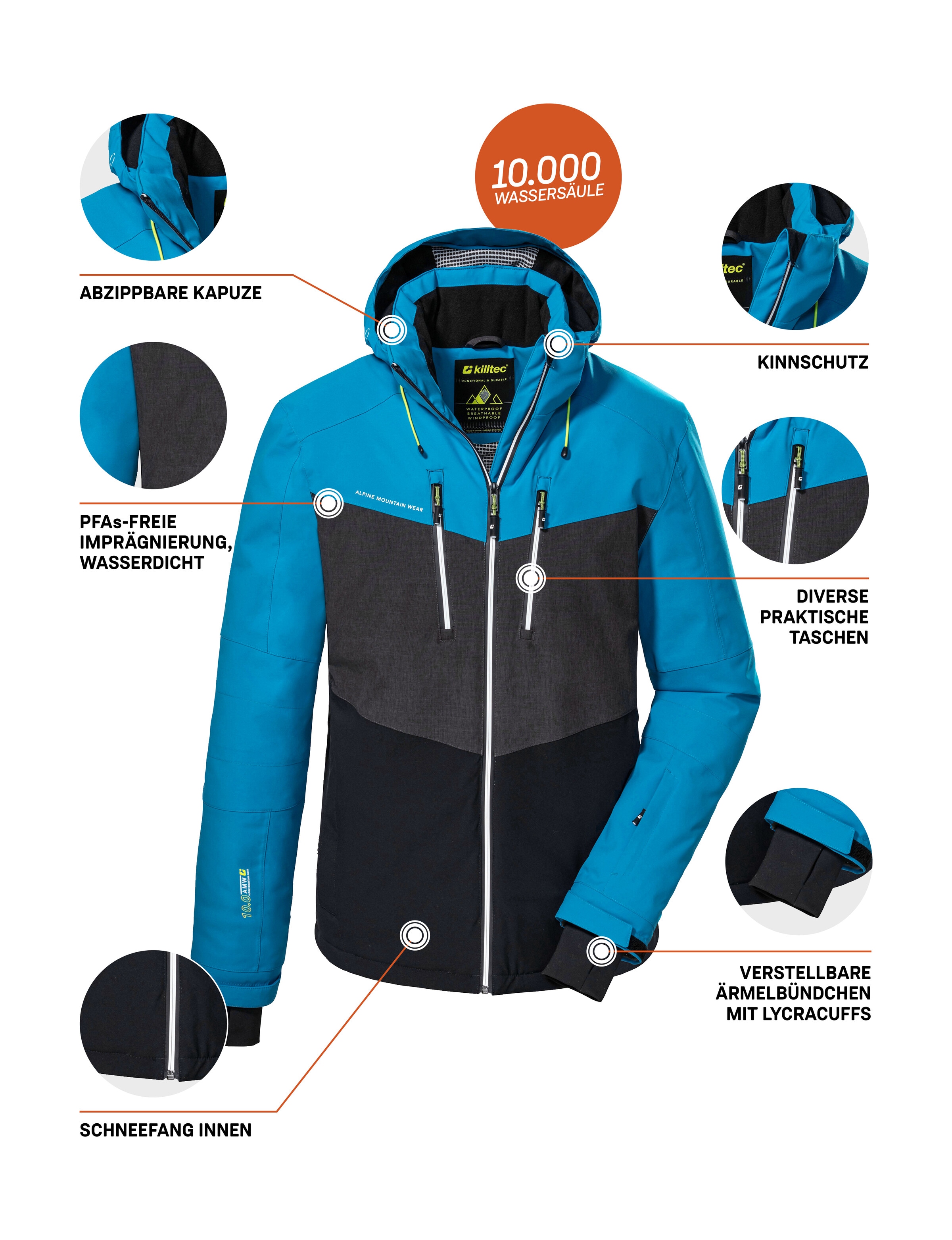 Killtec Skijacke »KSW 45 MN SKI JCKT«