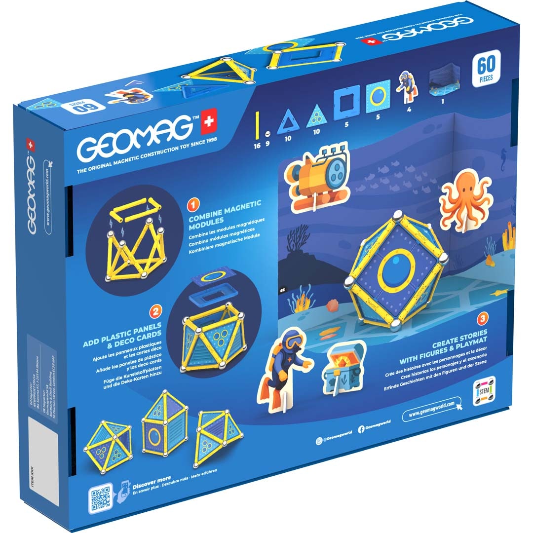 Geomag™ Magnetspielbausteine »Magnetic Stories Ocean Discovery (501)«