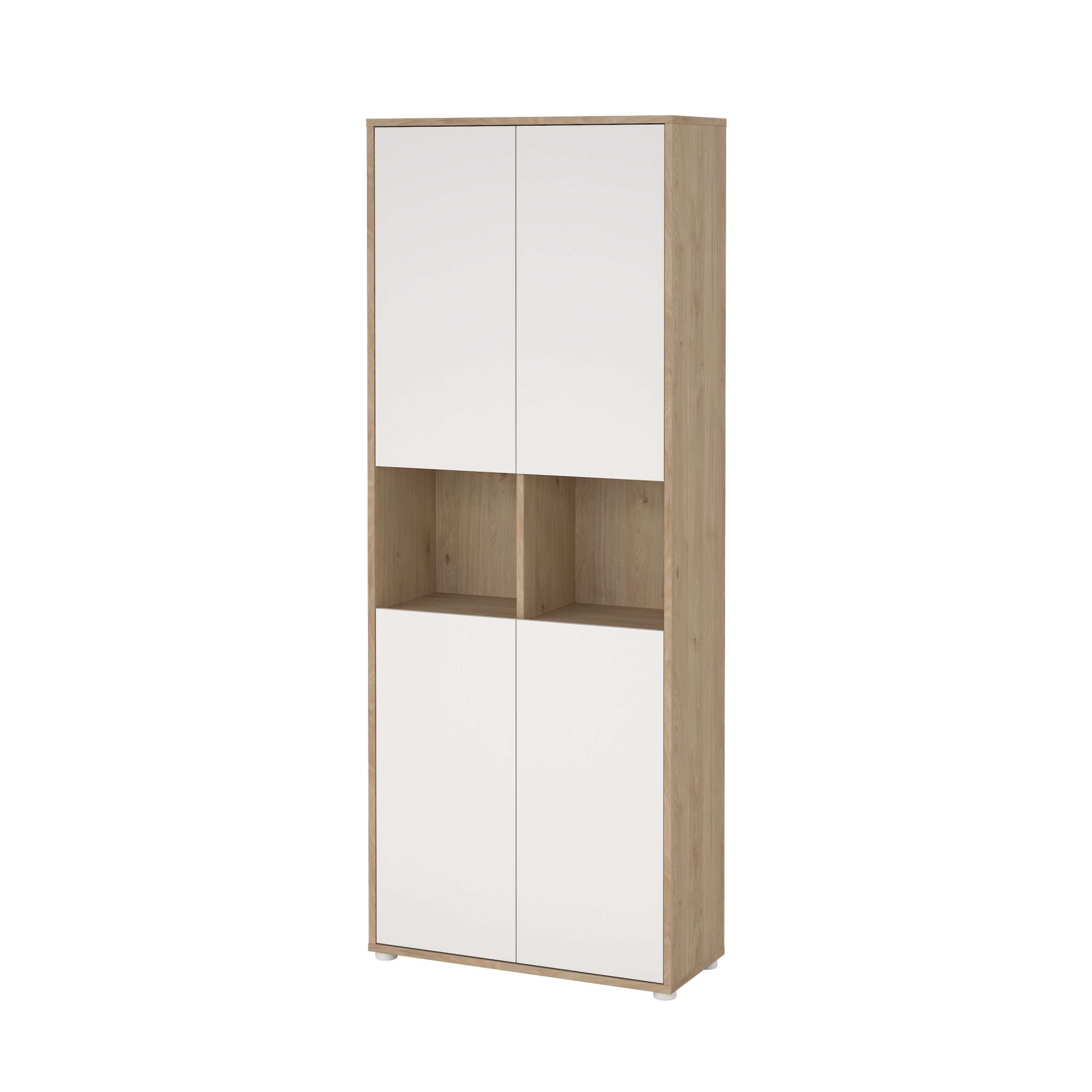 INOSIGN Aktenschrank »Sign Aktenregal, Bücherregal, Standregal,«, Merkzweckschrank, 2 Fächer, 4 Einlegeböden, Breite/Höhe 80/200 cm