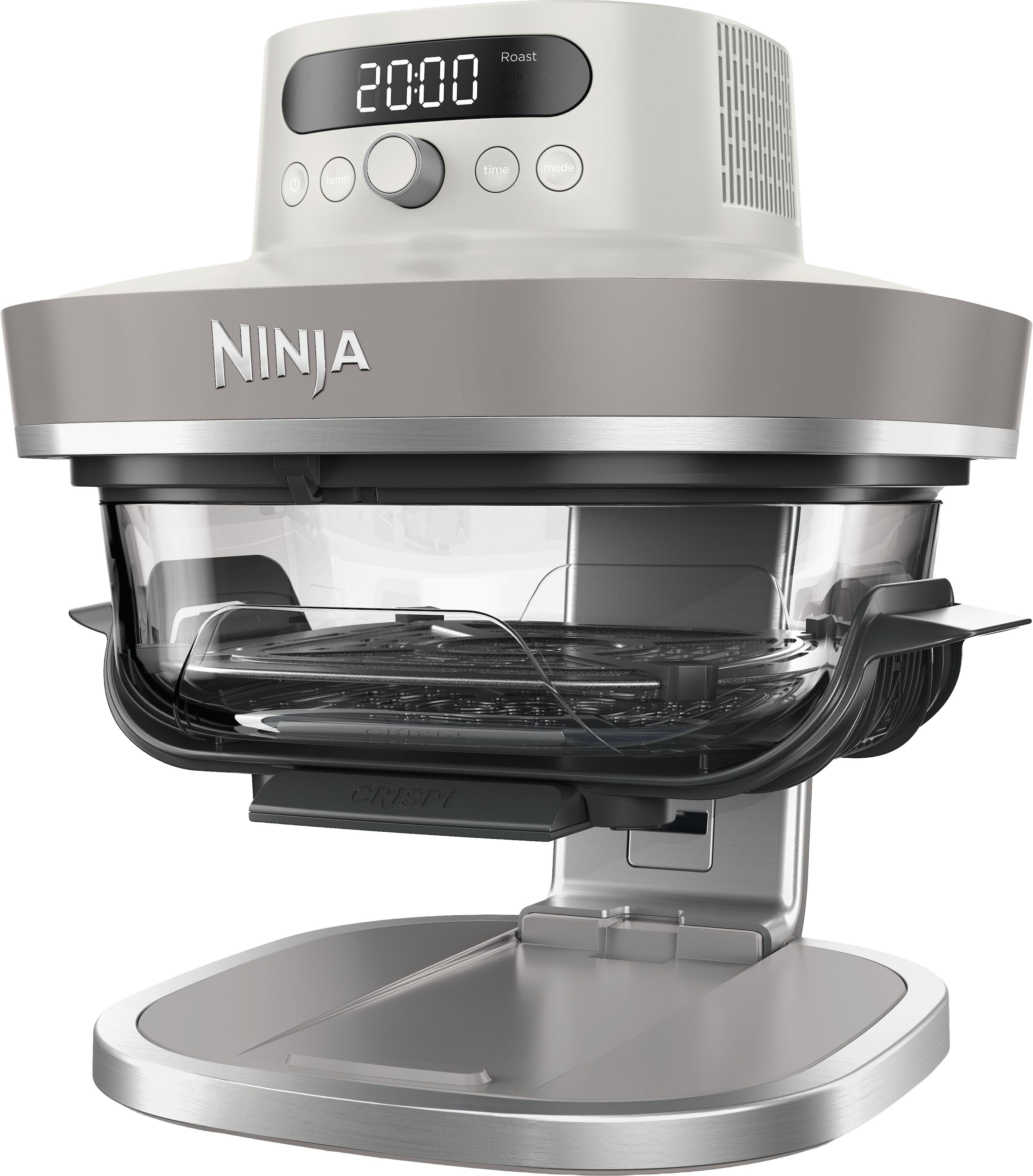NINJA Heißluftfritteuse »CRISPi PRO 7-in-1 Glas-Air-Fryer - Beige AS101EULG« 2050 W 7 Kochfunktionen, Vorbereitung, Zubereitung + Aufbewahrung von Speisen
