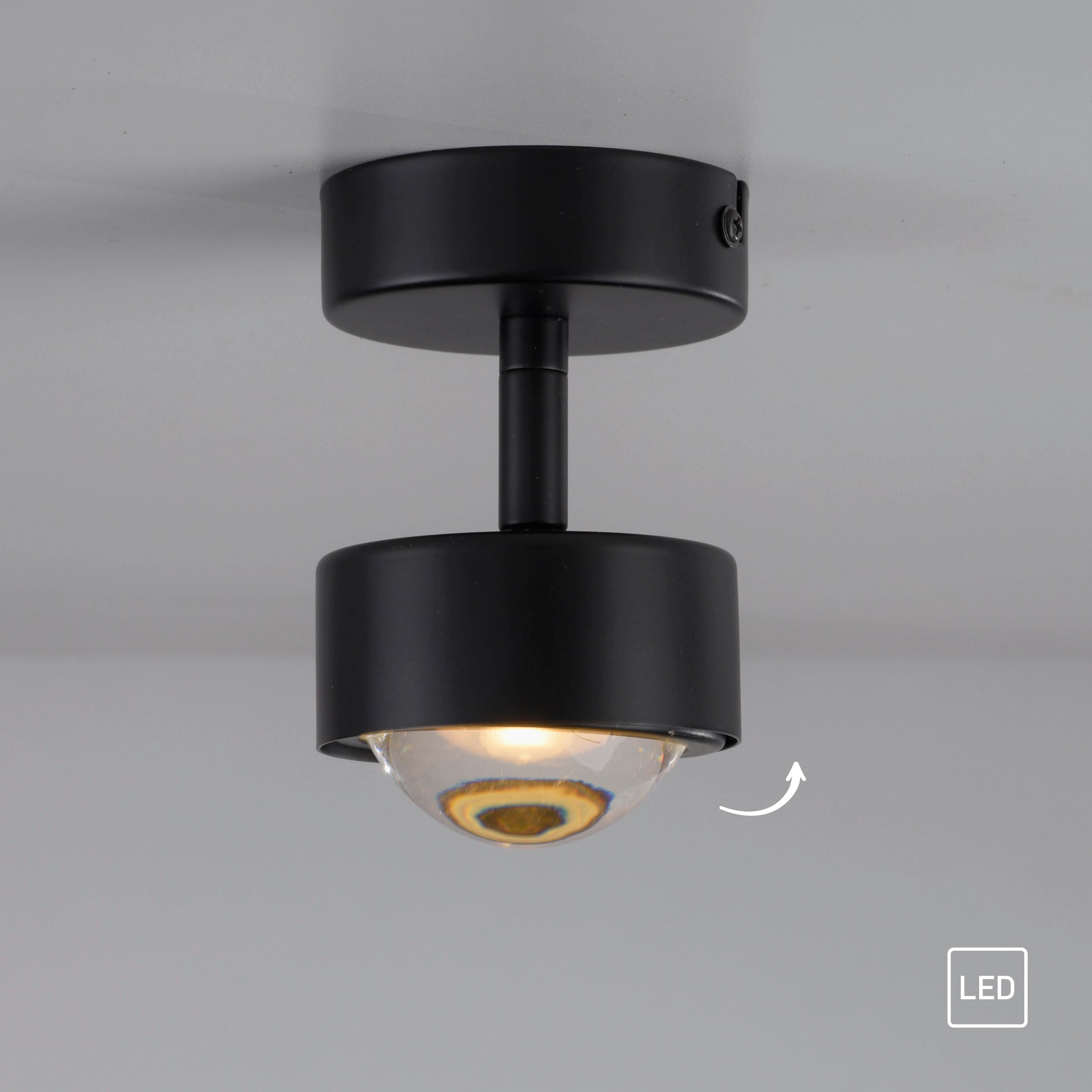 SCHÖNER WOHNEN-Kollektion LED Deckenleuchte »KULU« GX53 1 Stk. Warmweiß SCHÖNER WOHNEN Kollektion, dreh- und schwenkbar