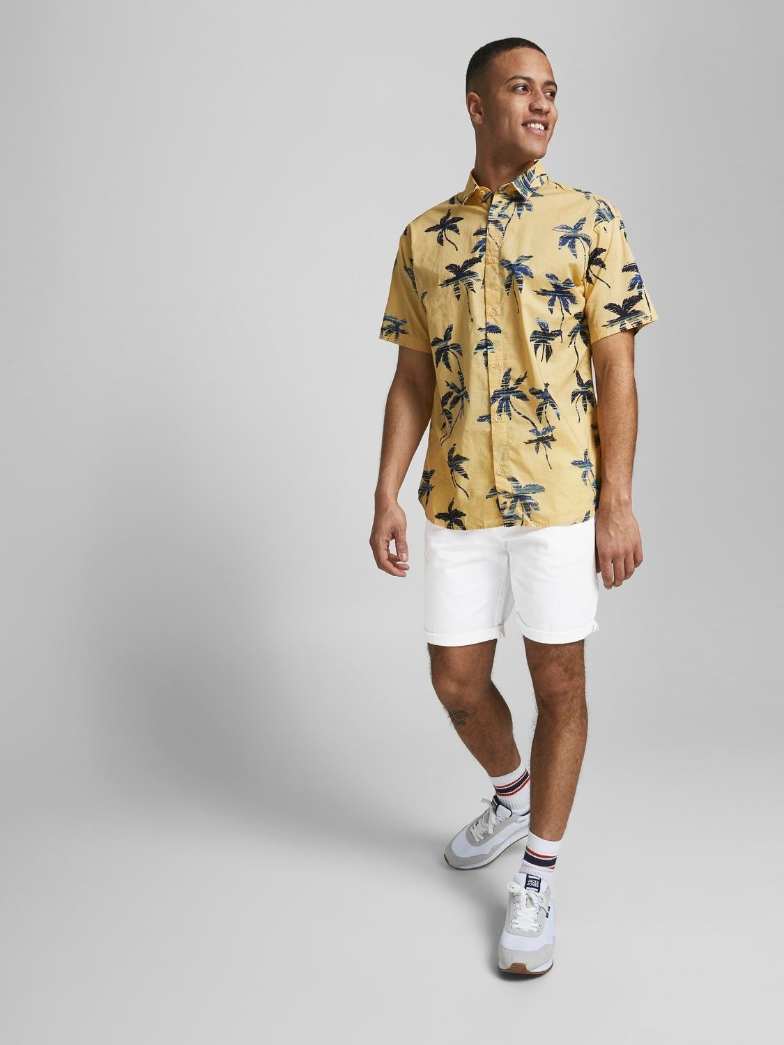 Jack & Jones Chinoshorts »JPSTBOWIE JJSHORTS S«, mit Aufschlag