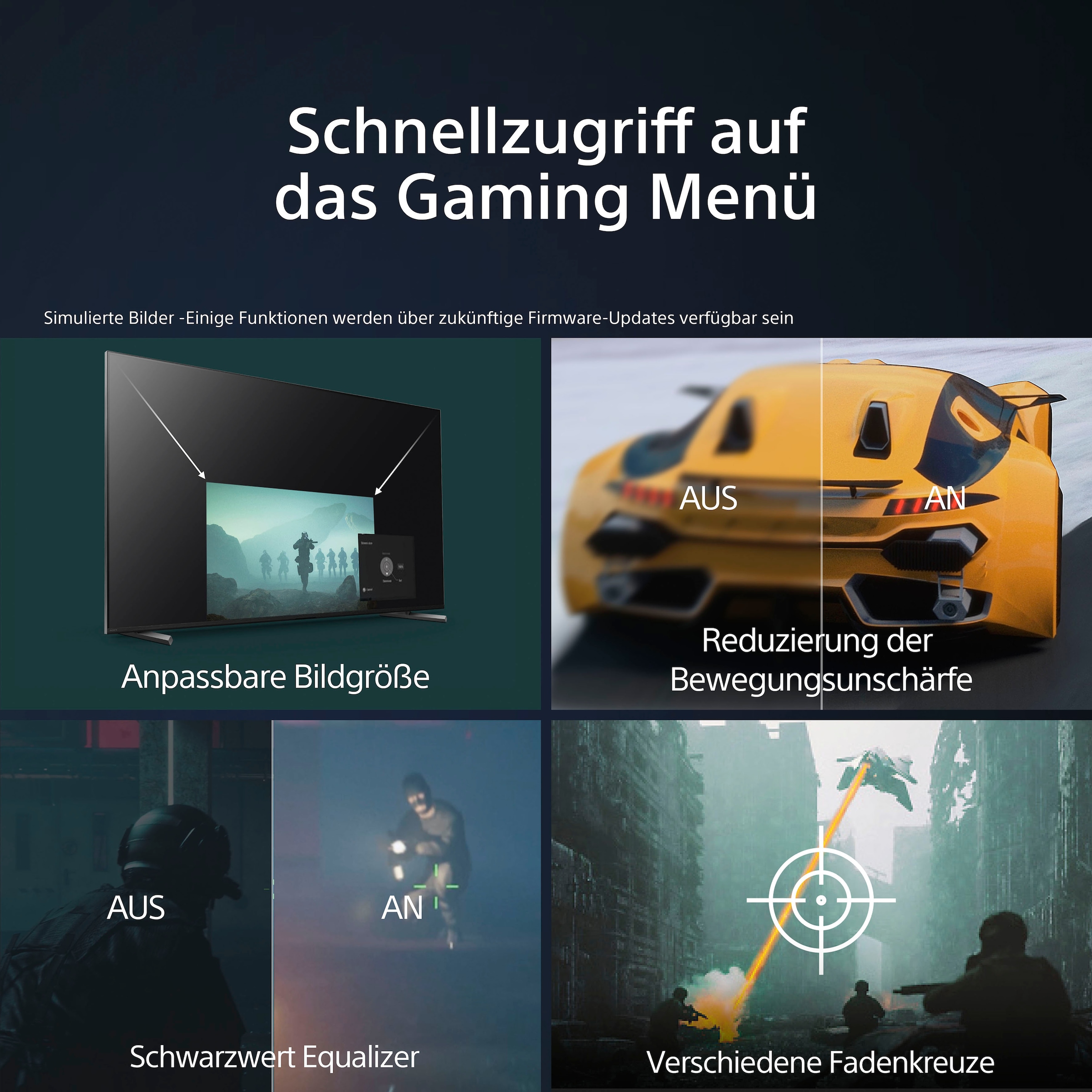 Sony LED-Fernseher, 189 cm/75 Zoll, 4K Ultra HD, Google TV, Smart-TV, BRAVIA CORE, HDMI 2.1, Gaming-Menü