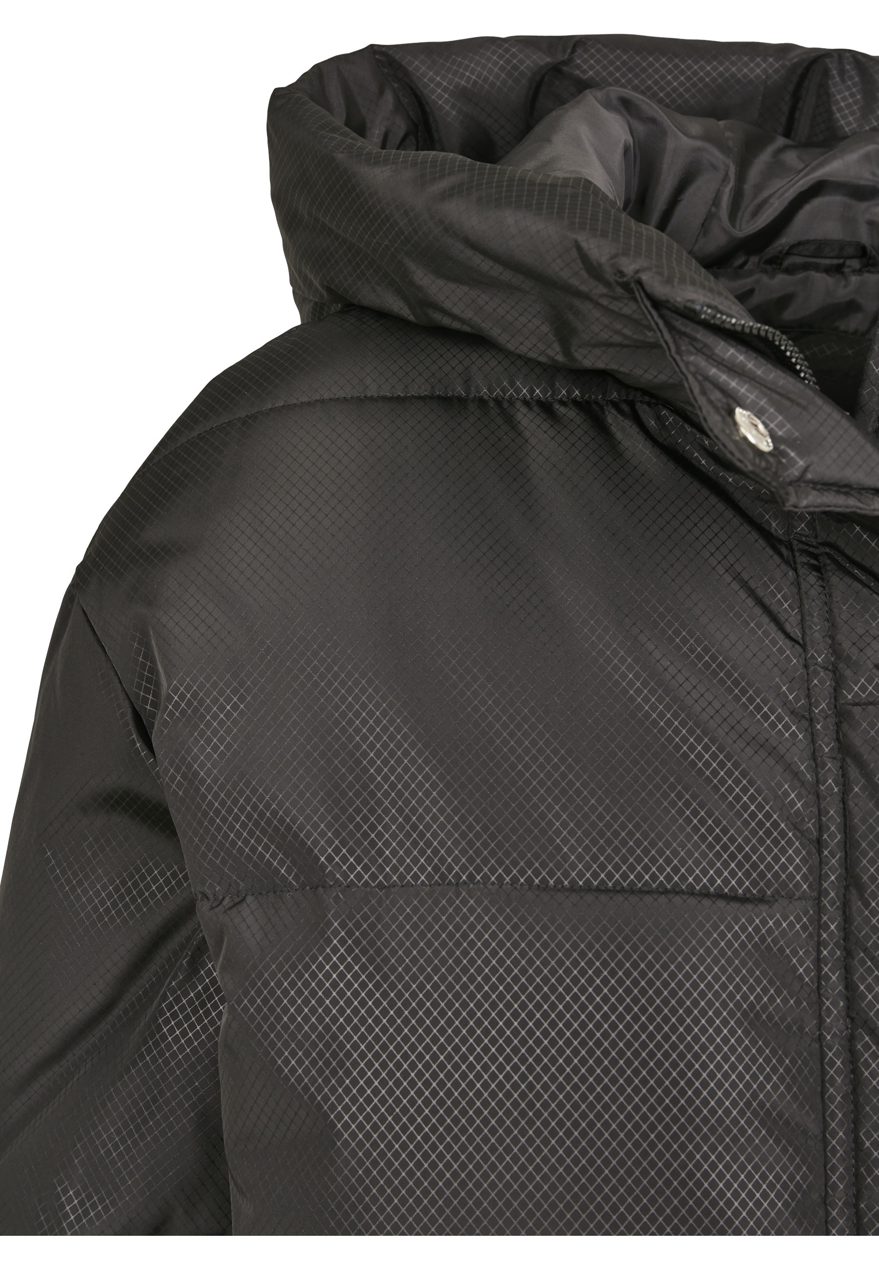 URBAN CLASSICS Winterjacke »Urban Classics Damen Ladies Oversized Hooded Puffer« 1 Stk. tlg. mit Kapuze