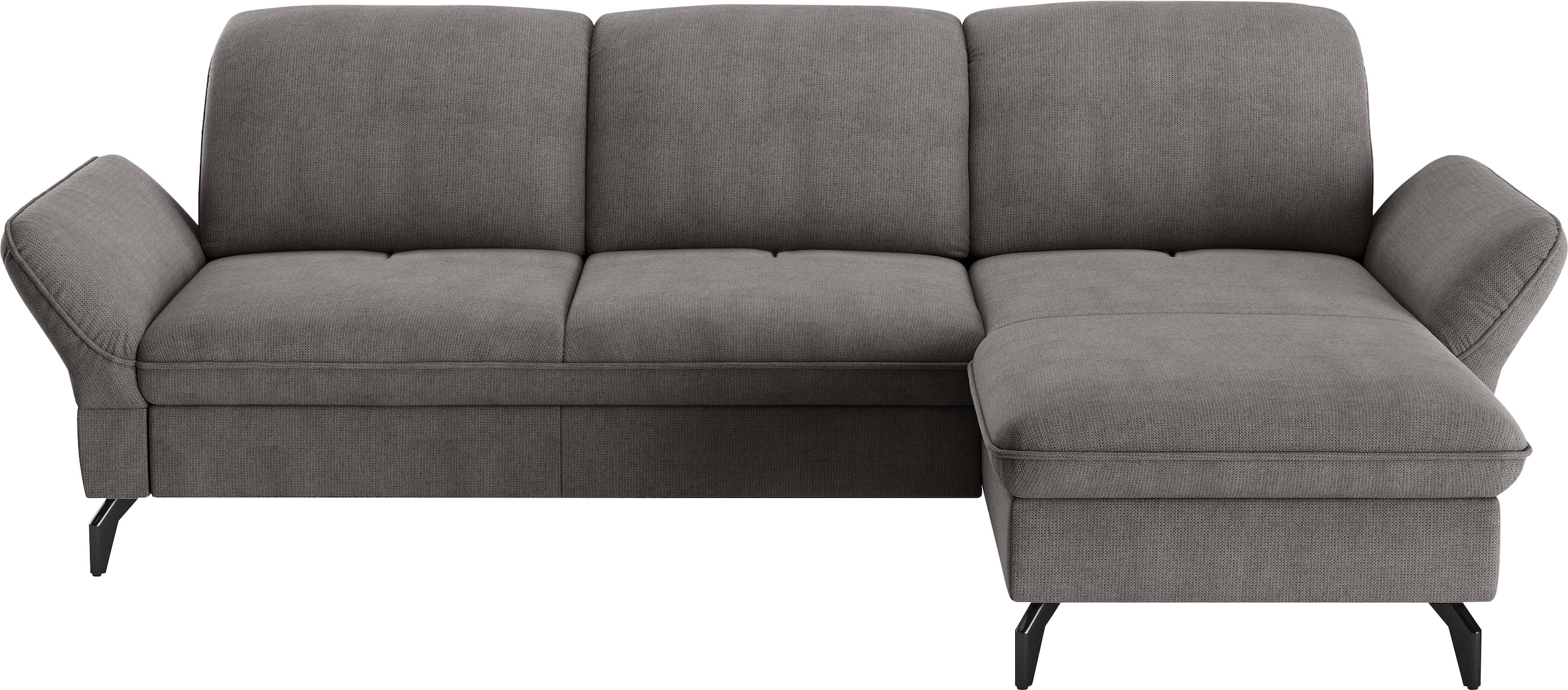 sit&more Ecksofa »Leandro L-Form«, Wahlweise mit Bett-, Kopfteil - und Arml günstig online kaufen