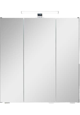 Badezimmerspiegelschrank »Quickset 945 Badschrank, 3 Spiegeltüren, 6 Einlegeböden, 65...