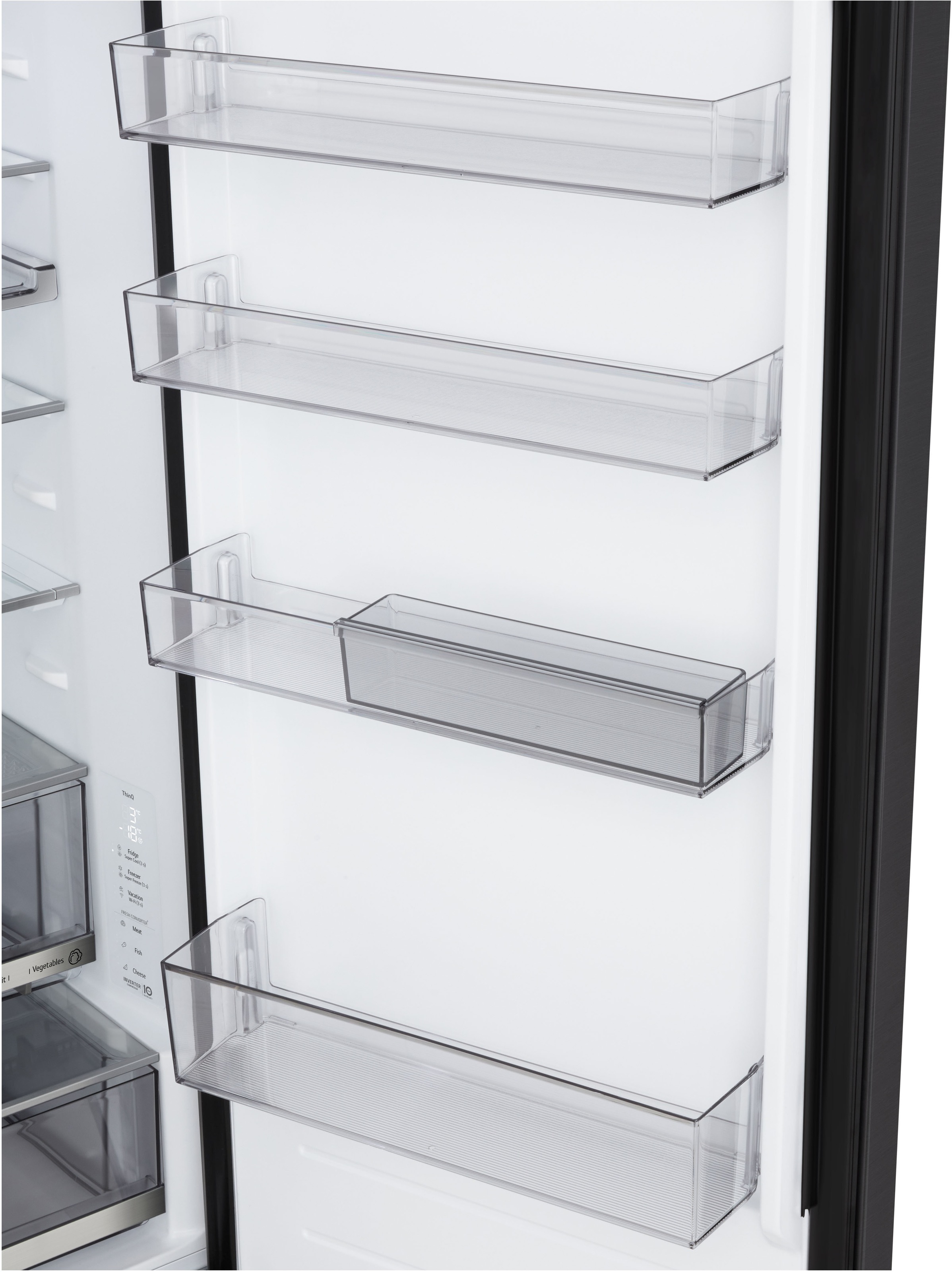 LG Kühl-/Gefrierkombination Serie 7 »GBBS726BEV« 203 cm hoch 59,7 cm breit Vollintegrierbarer Kühlschrank dank frontaler Luftzufuhr und Abluft
