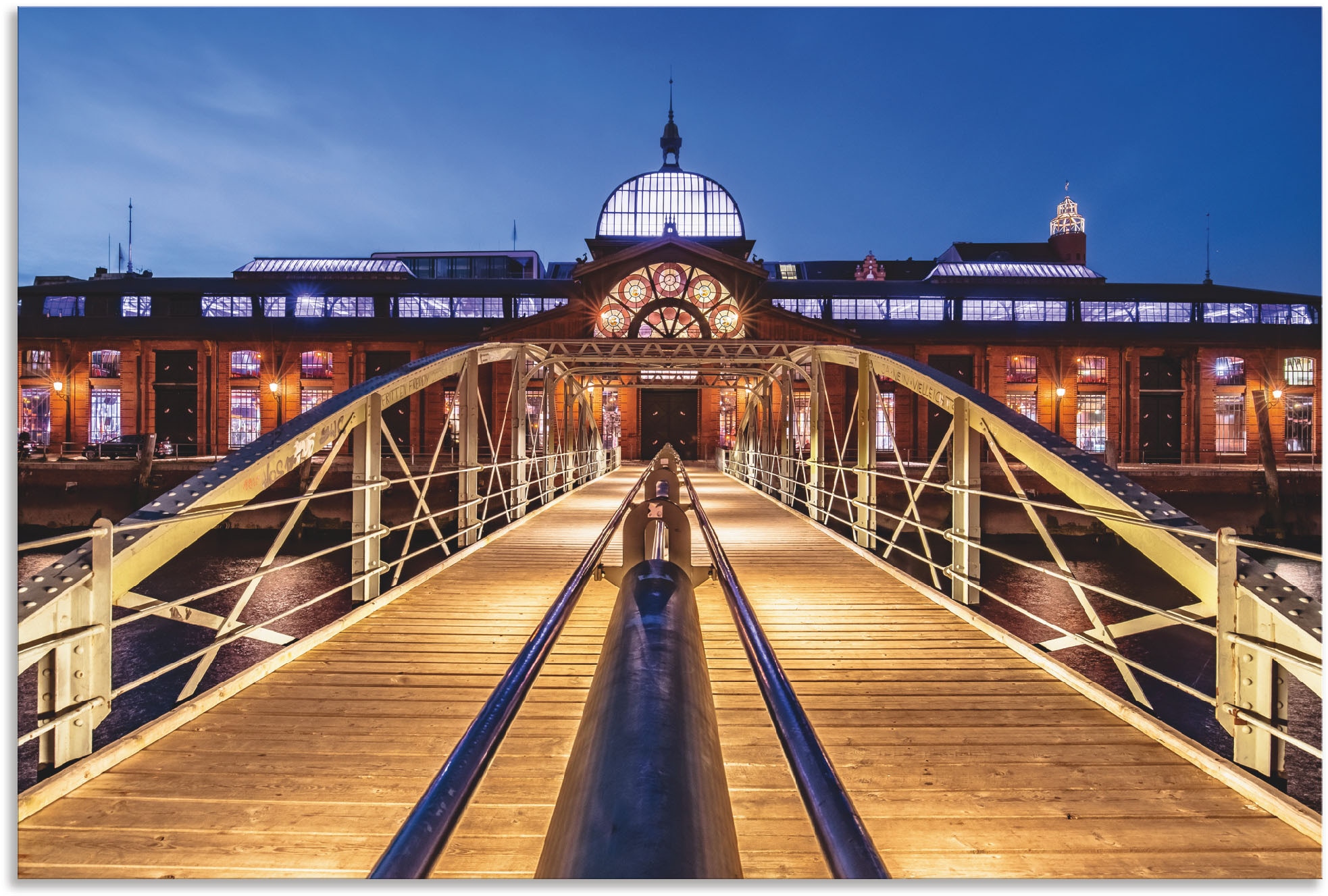 Artland Wandbild "Fischmarkt Hamburg", Hamburg, (1 St.), als Alubild, Outdo günstig online kaufen