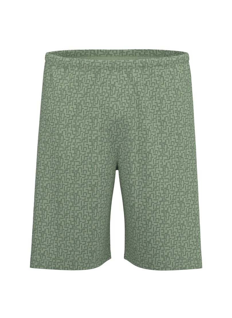 Trigema Bermudas »TRIGEMA Pyjama Shorts mit Tetris Muster«