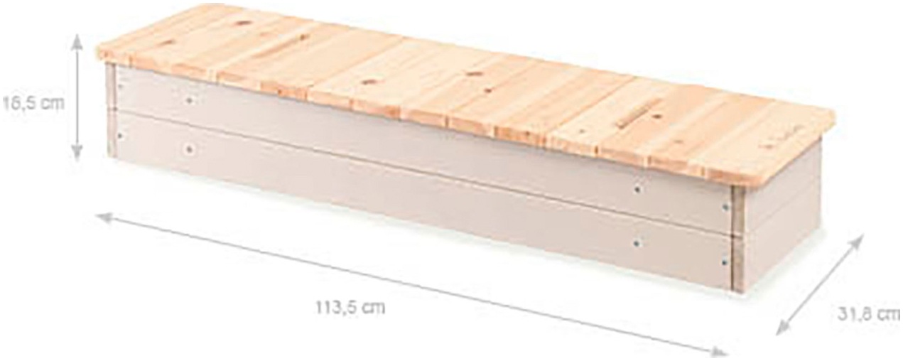 Pinolino® Sandkasten »Hedda, beige/natur«