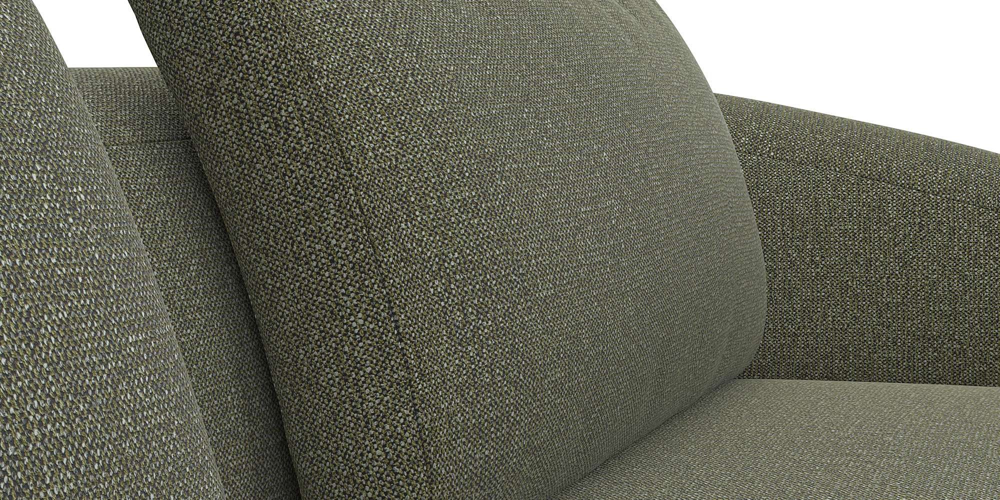 FLEXLUX Ecksofa »Torino, rund, L-Form, Sofa-Ecke mit Ottomane«, Modernes, organisches Sofa-Design, Kaltschaum, Wellenunterfederung