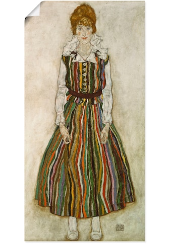 Kunstdruck »Edith Schiele. 1915.«, Frau, (1 St.)