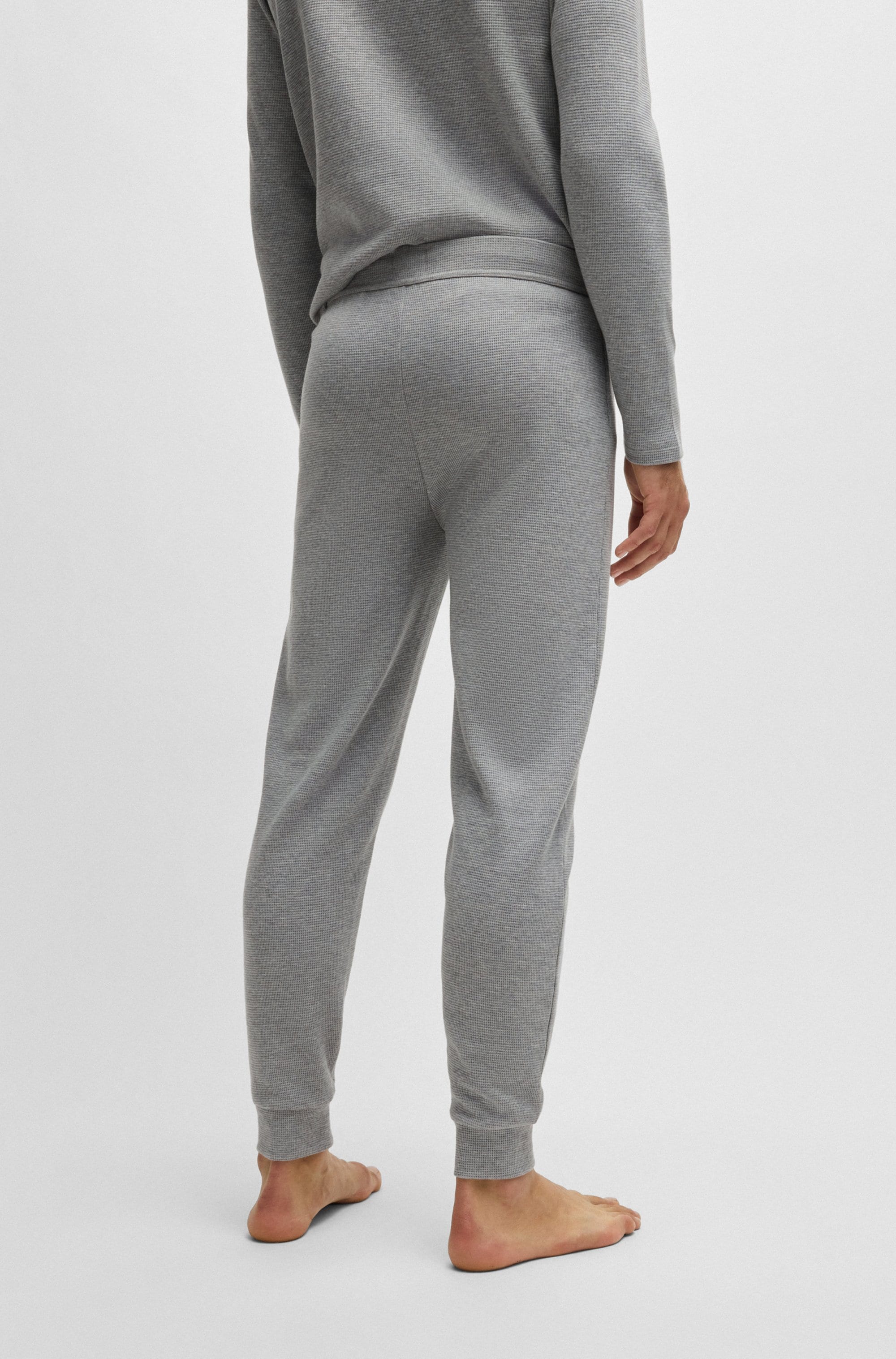 BOSS Pyjamahose »Waffle Pants Cuf«