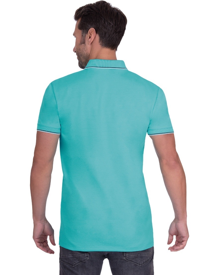 Trigema Poloshirt »TRIGEMA Slim Fit Polohemd«, (1 tlg.)