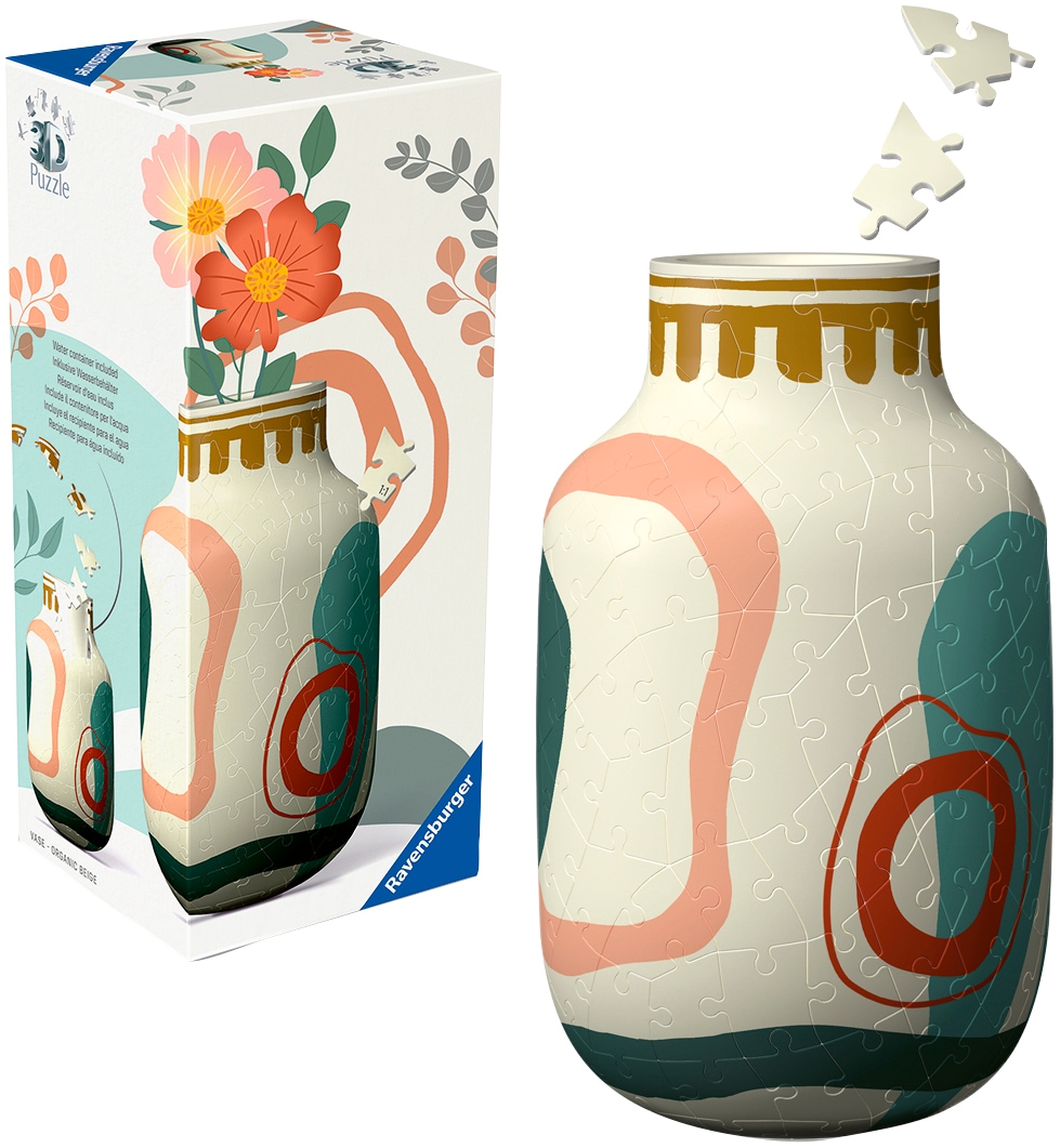 Ravensburger 3D-Puzzle »Vase Organic Beige« Made in Europe
