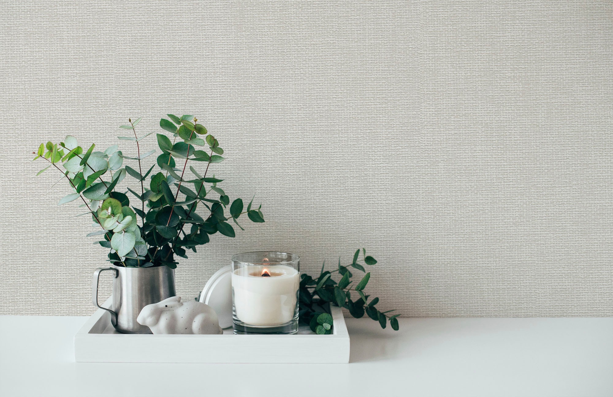 A.S. Création Vliestapete »Hygge«, unifarben-Leinenoptik-Flechtoptik, Tapete Gewebe Tapete Stoffoptik Tapeten Wohnzimmer Schlafzimmer Küche
