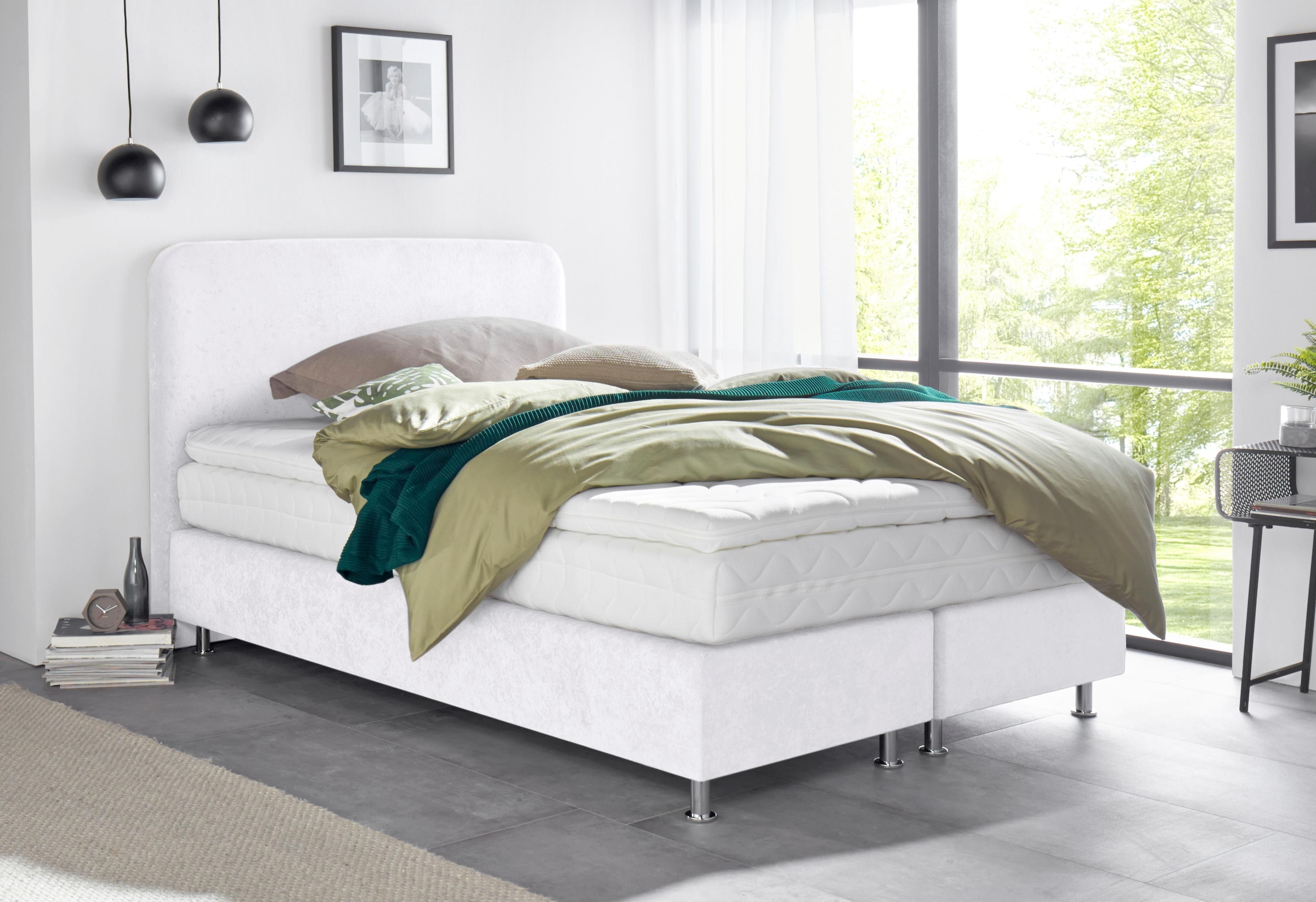 Bild von Westfalia Schlafkomfort Boxspringbett, inkl. Kaltschaum-Topper