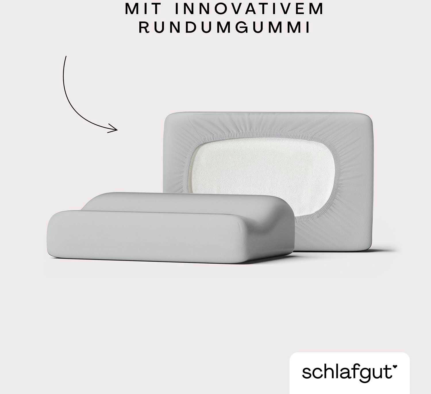 Schlafgut Kissenbezug »Pure flexibler Kissenbezug für Nackenstützkissen«, ( günstig online kaufen