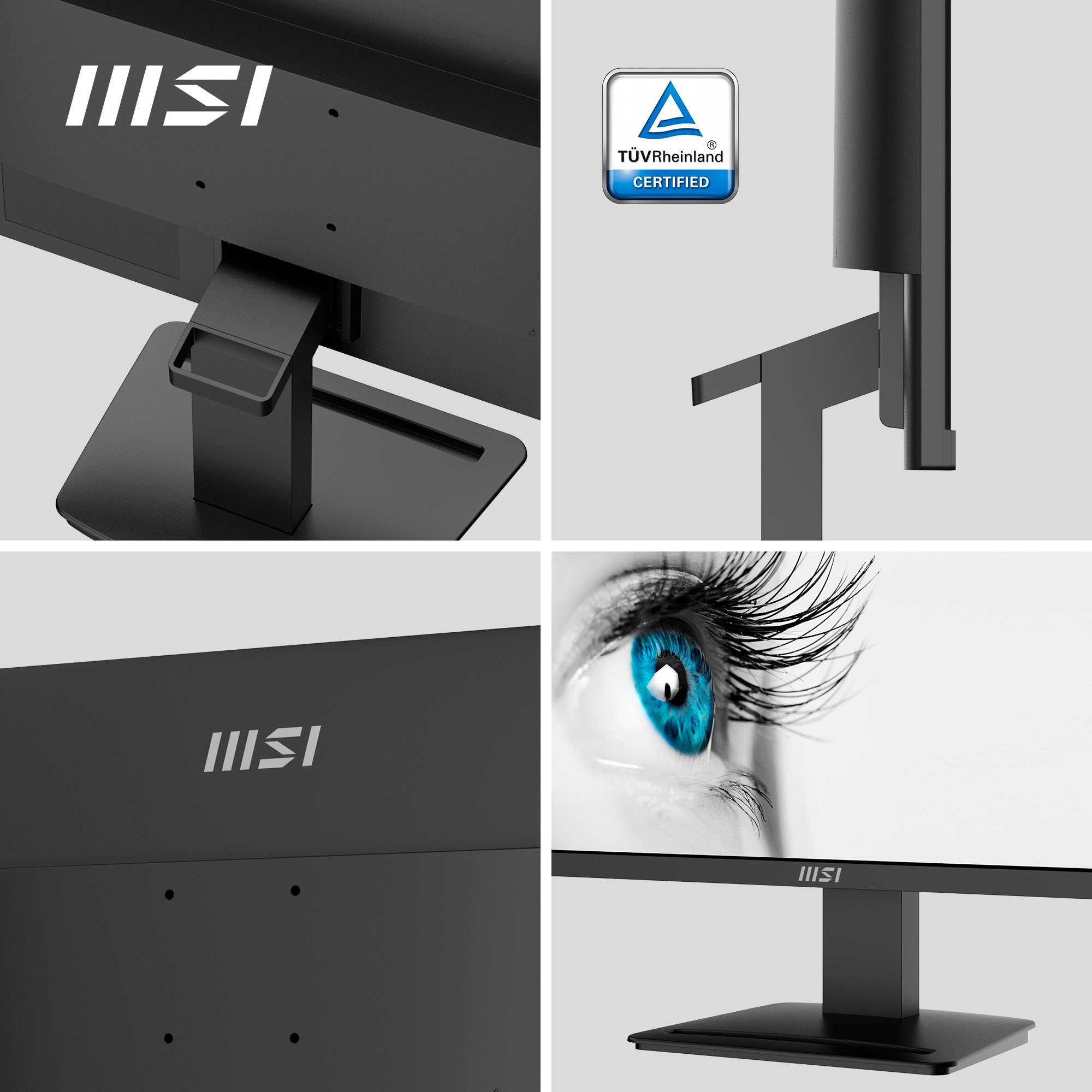 MSI LED-Monitor »PRO MP2412«, 60 cm/24 Zoll, 1920 x 1080 px, Full HD, 1 ms Reaktionszeit, 100 Hz