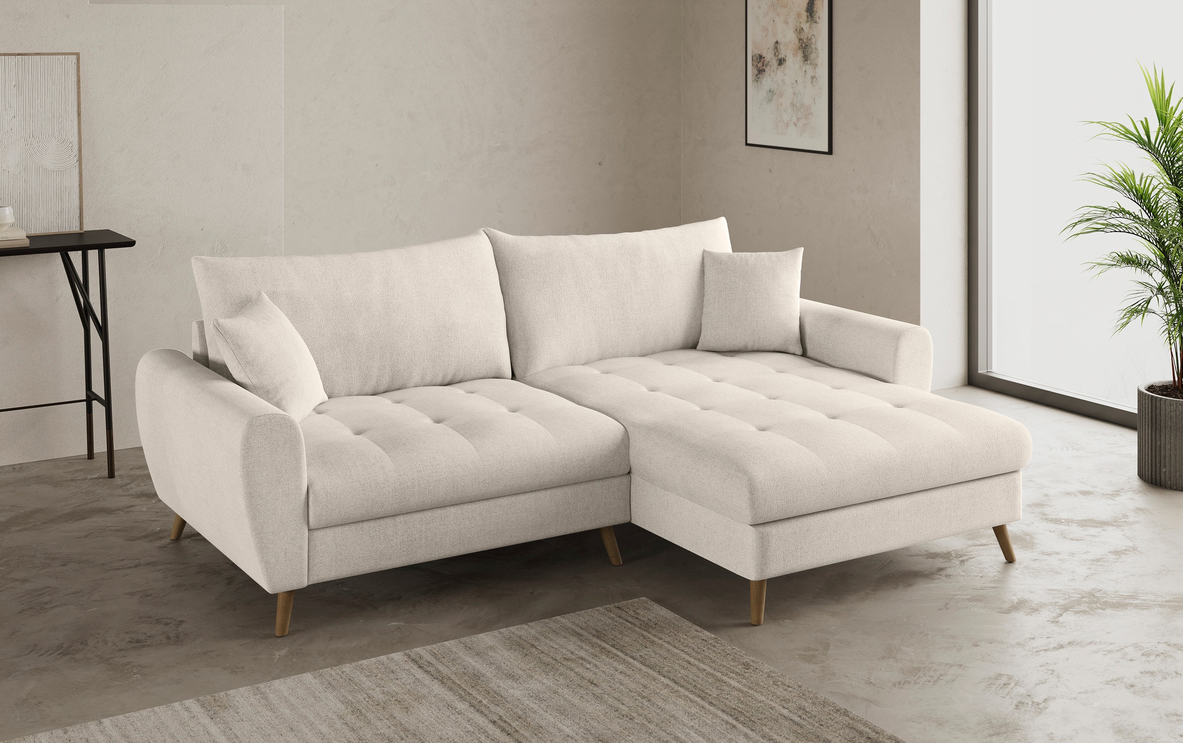 Mr. Couch Ecksofa "Blackburn II, L-Form" Mit Kaltschaumpolsterung bis 140 k günstig online kaufen