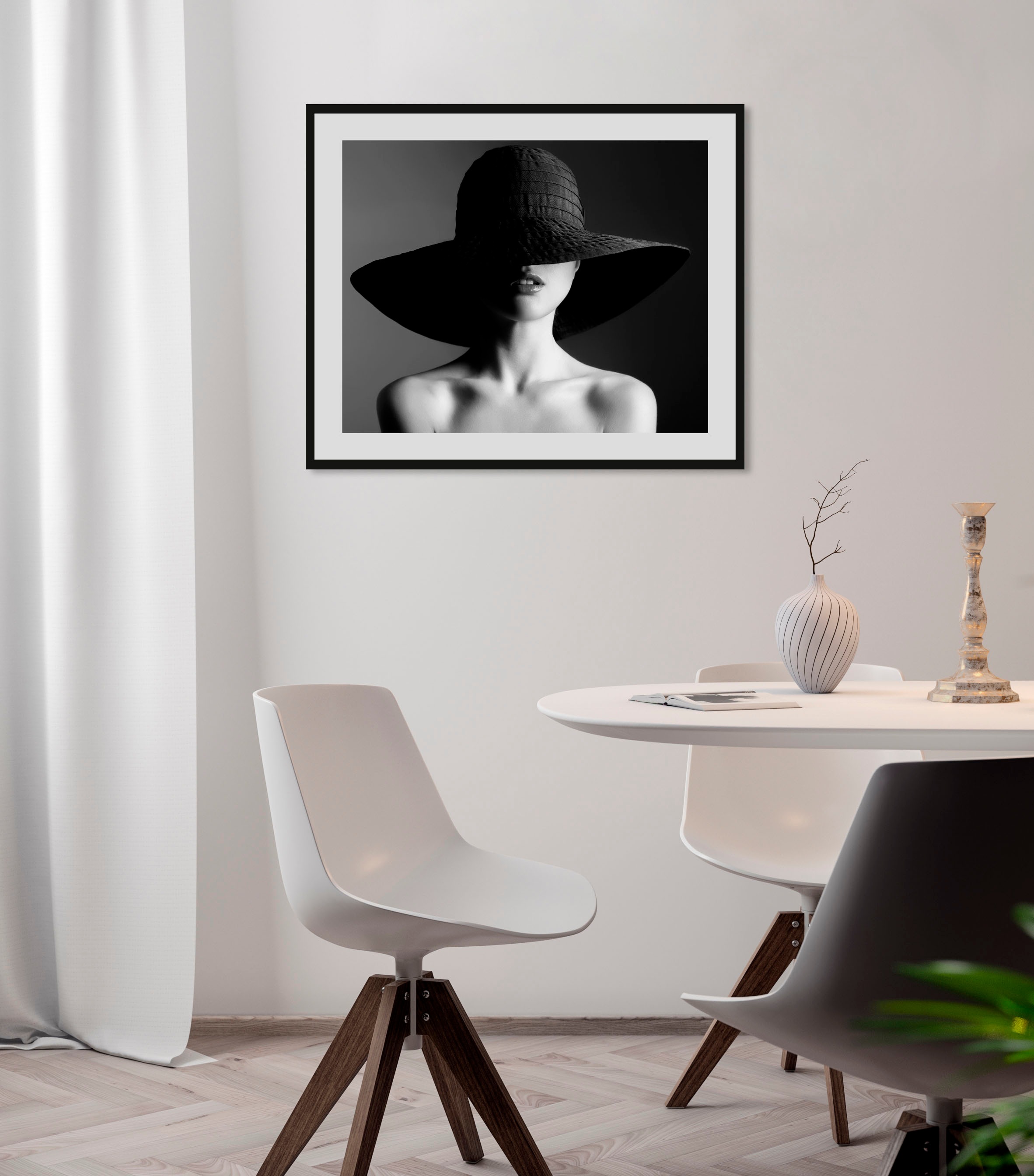 queence Bild »Lara«, Frau-Bilder von Frauen-Schwarz-Weiß-Kunst-Foto, (1 St. günstig online kaufen