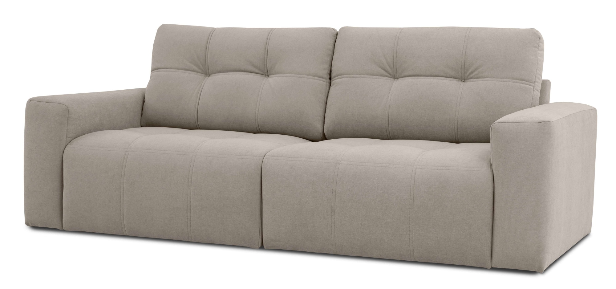 Home affaire 3-Sitzer »Turnon, Lounge-sofa, Breite 220 cm«, Chenille, mit Knopf- und Doppelsteppung, elegantes Aussehen