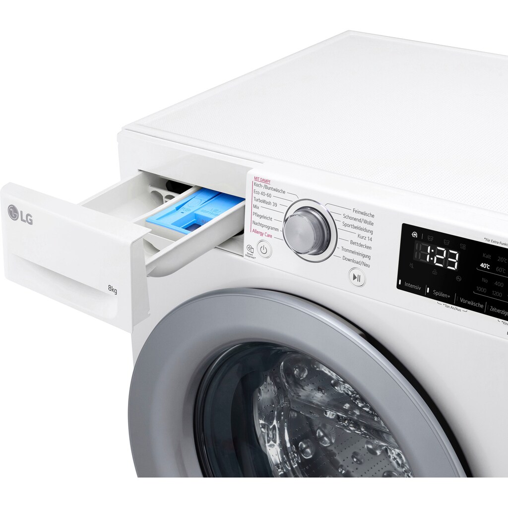 LG Waschmaschine »F4WV3284«, Serie 3, F4WV3284, 8 kg, 1400 U/min